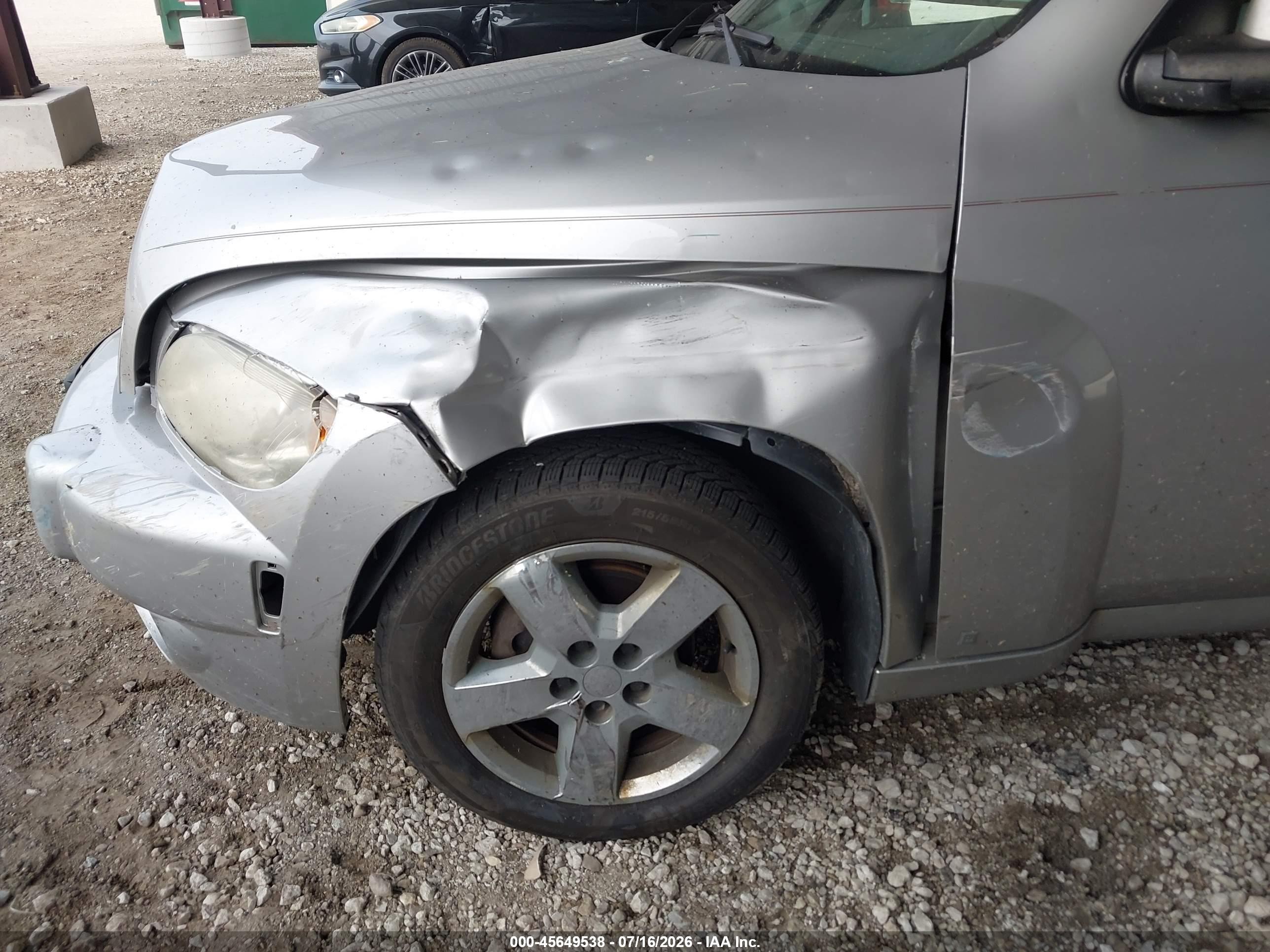2008 Chevrolet Hhr Lt Silver vin: 3GNDA23D48S598274