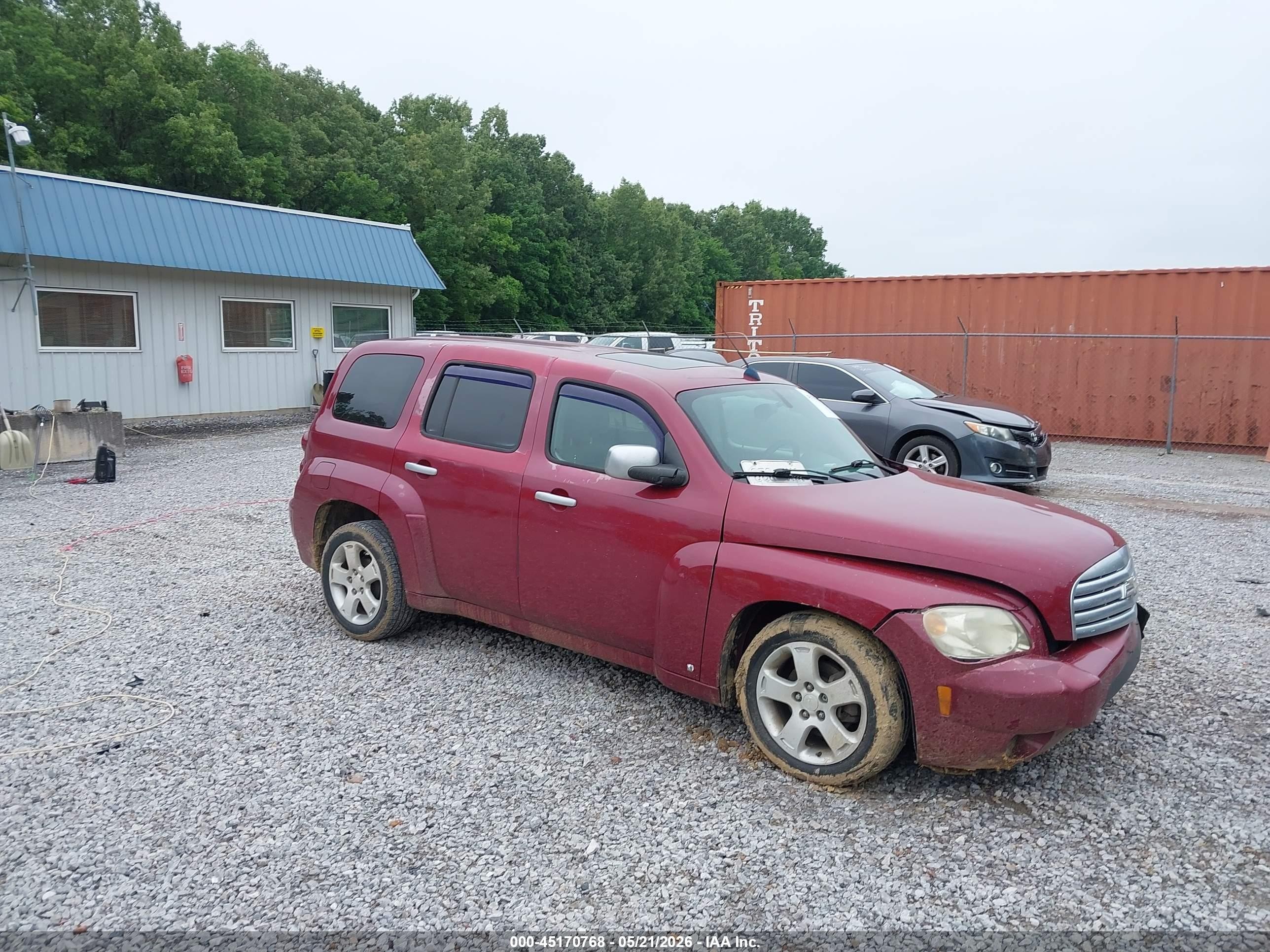 2007 Chevrolet Hhr Lt Maroon vin: 3GNDA23D57S550796
