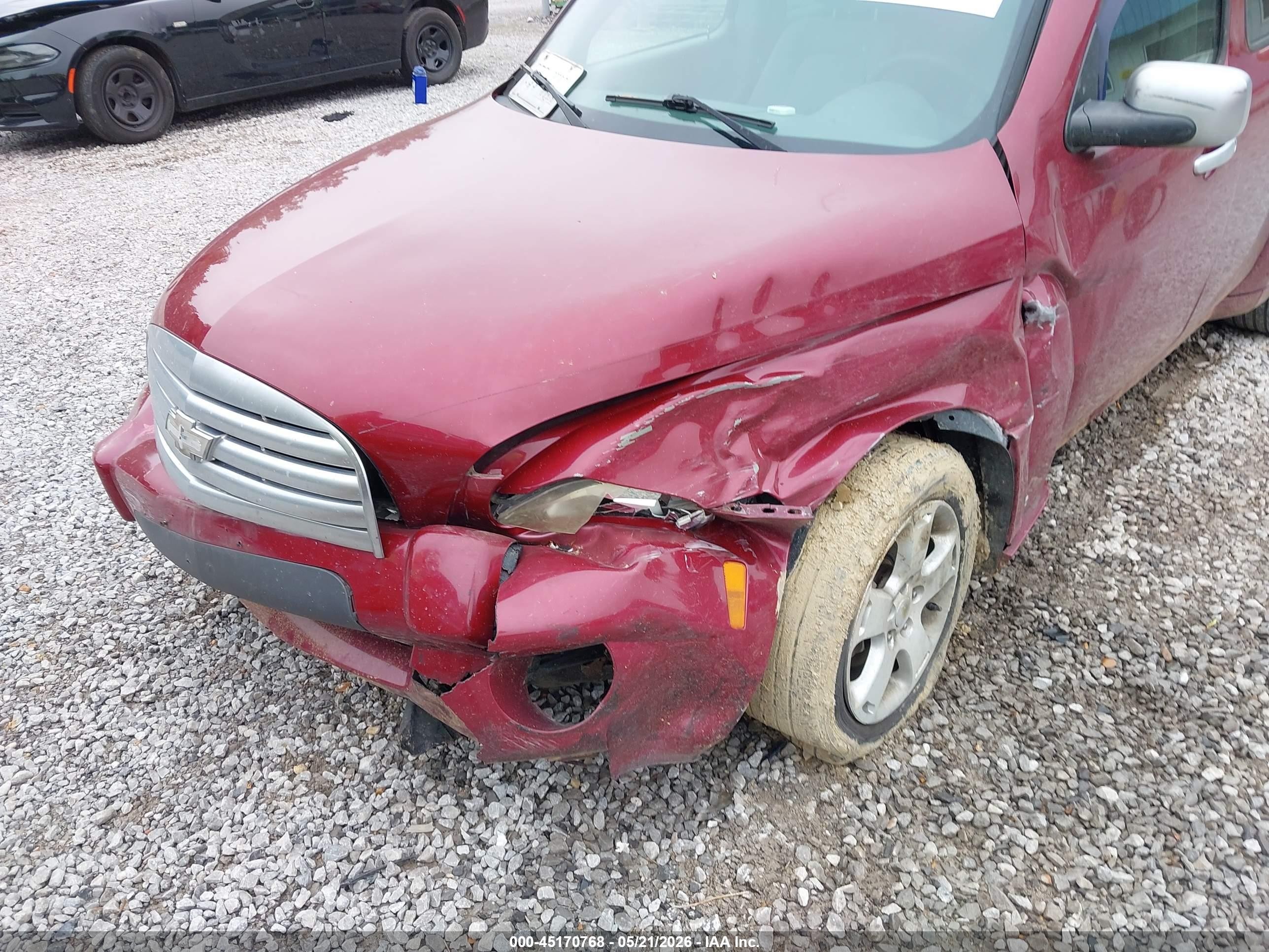 2007 Chevrolet Hhr Lt Maroon vin: 3GNDA23D57S550796