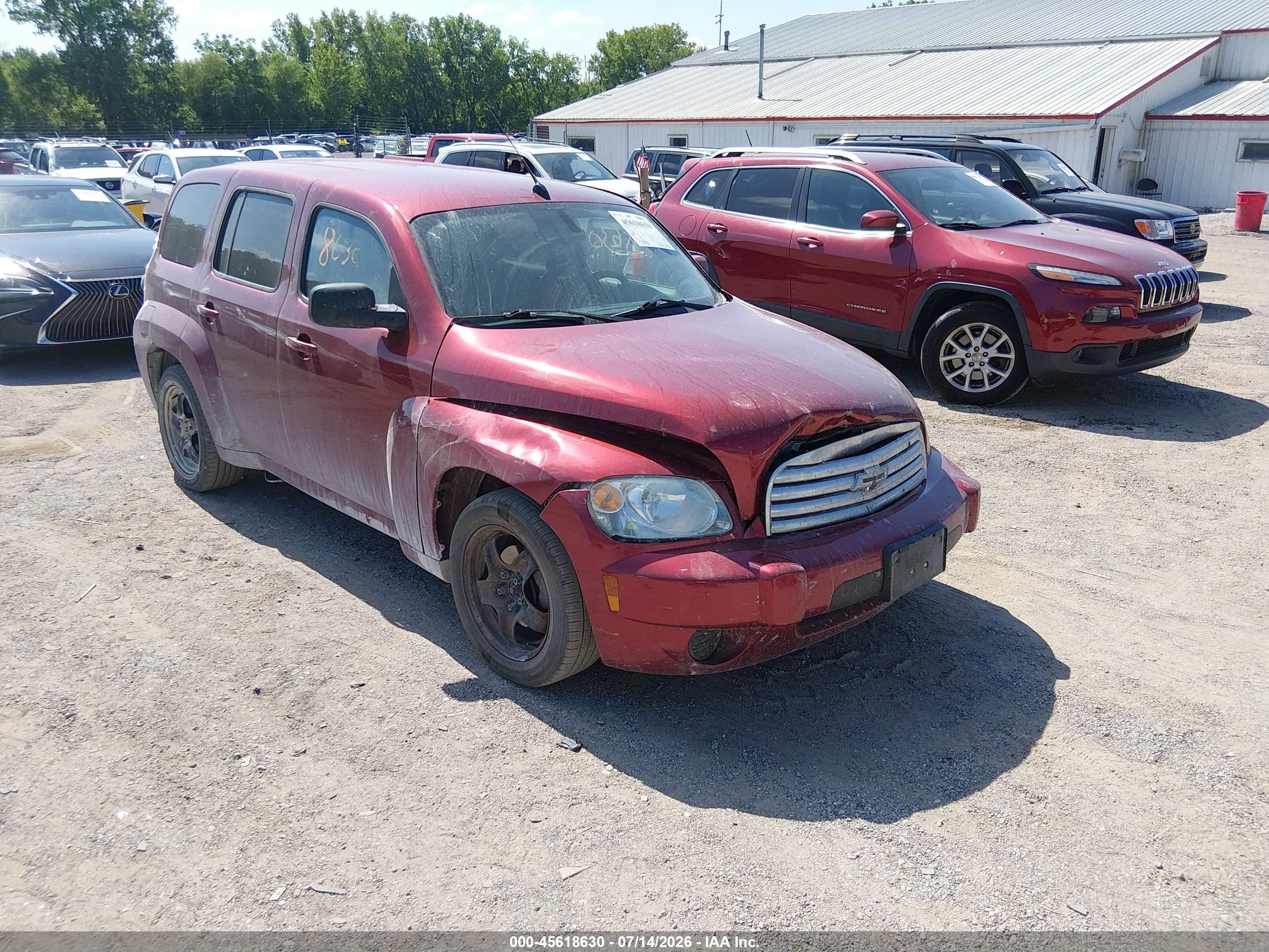 2008 Chevrolet Hhr Lt Red vin: 3GNDA23D58S651595