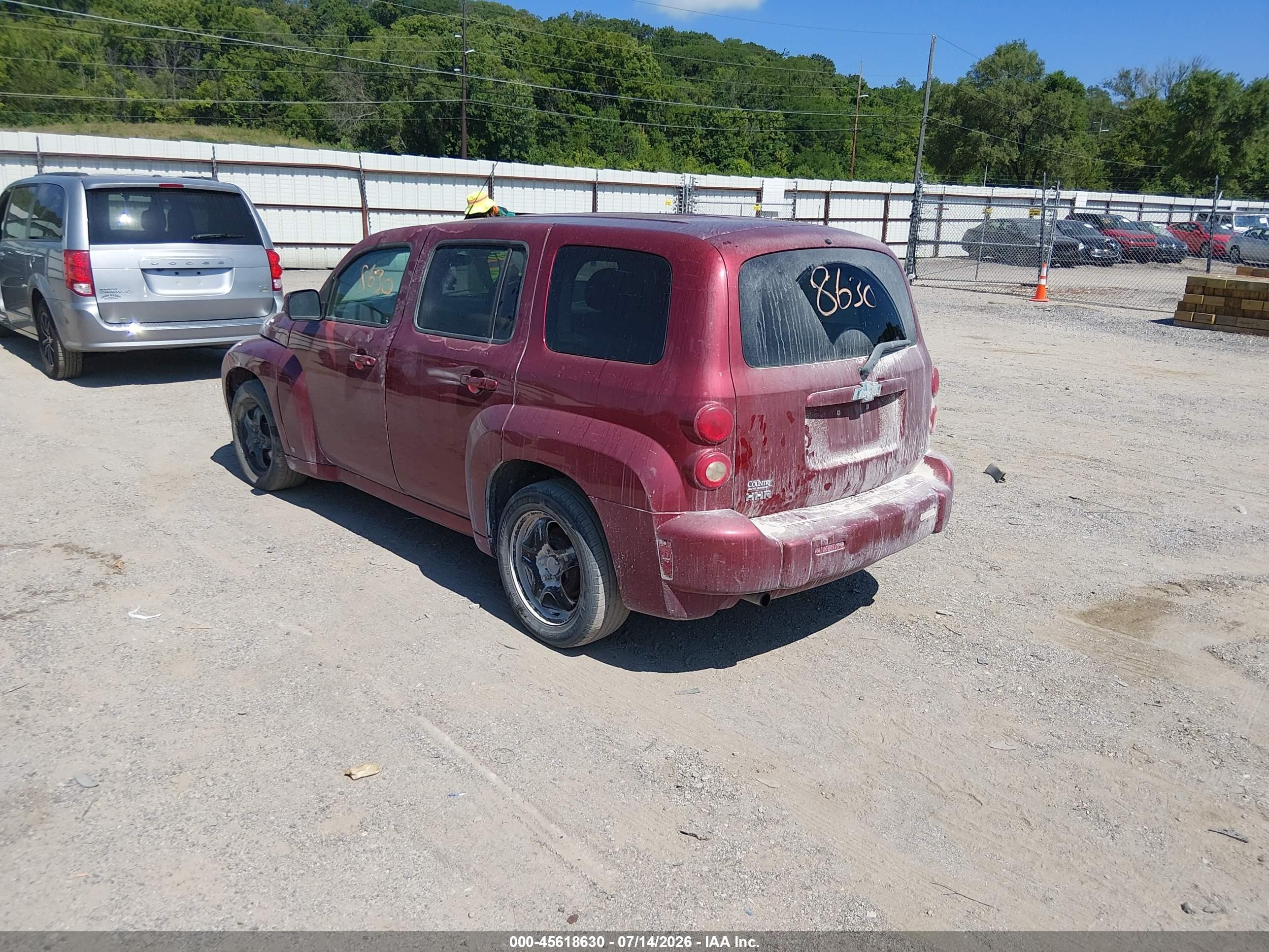 2008 Chevrolet Hhr Lt Red vin: 3GNDA23D58S651595