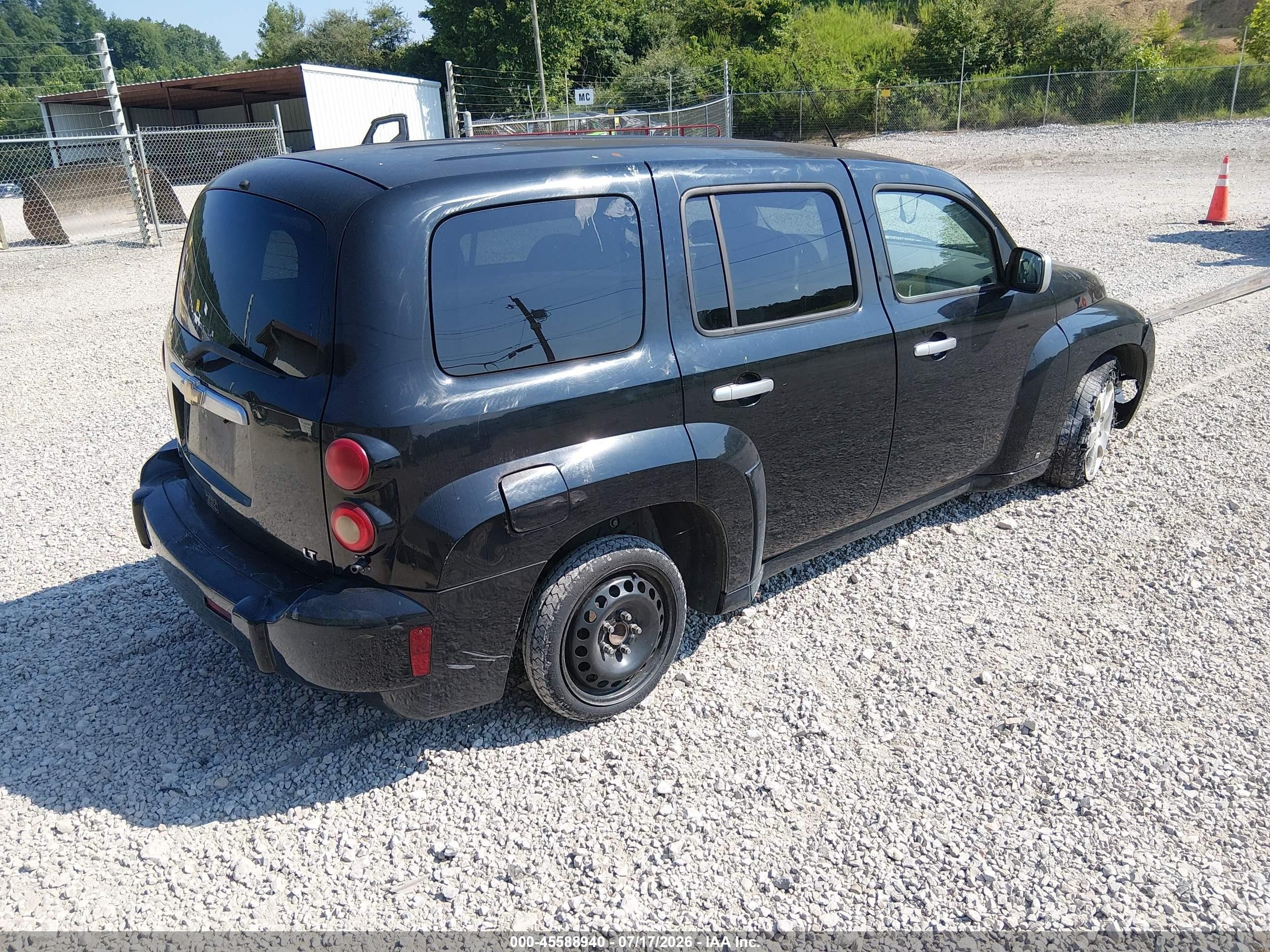 2006 Chevrolet Hhr Lt Black vin: 3GNDA23D66S660349