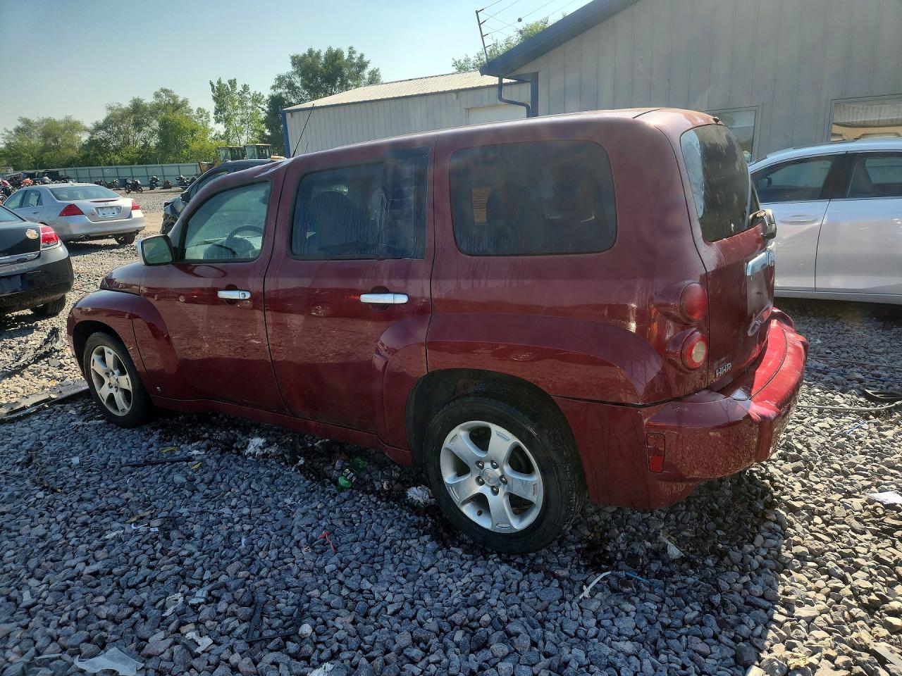 2007 Chevrolet Hhr Lt Burgundy vin: 3GNDA23D67S509769