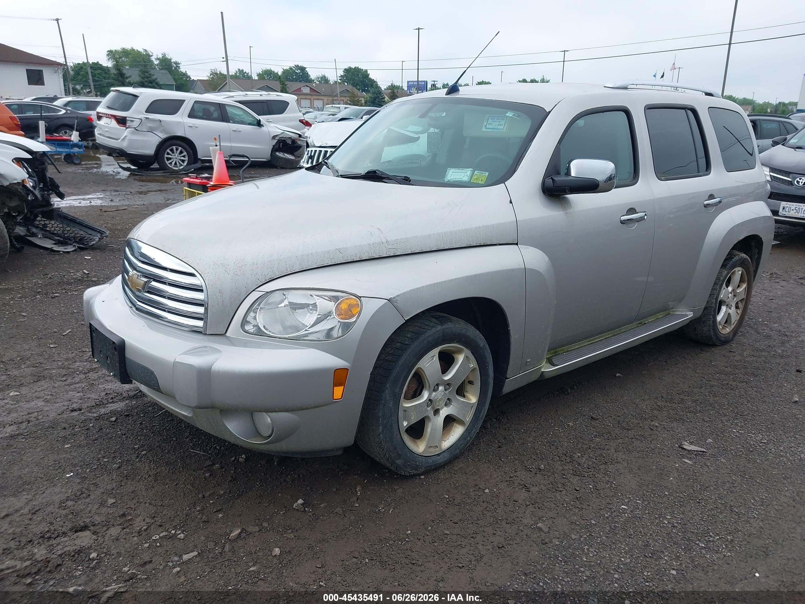 2007 Chevrolet Hhr Lt Silver vin: 3GNDA23D67S564769
