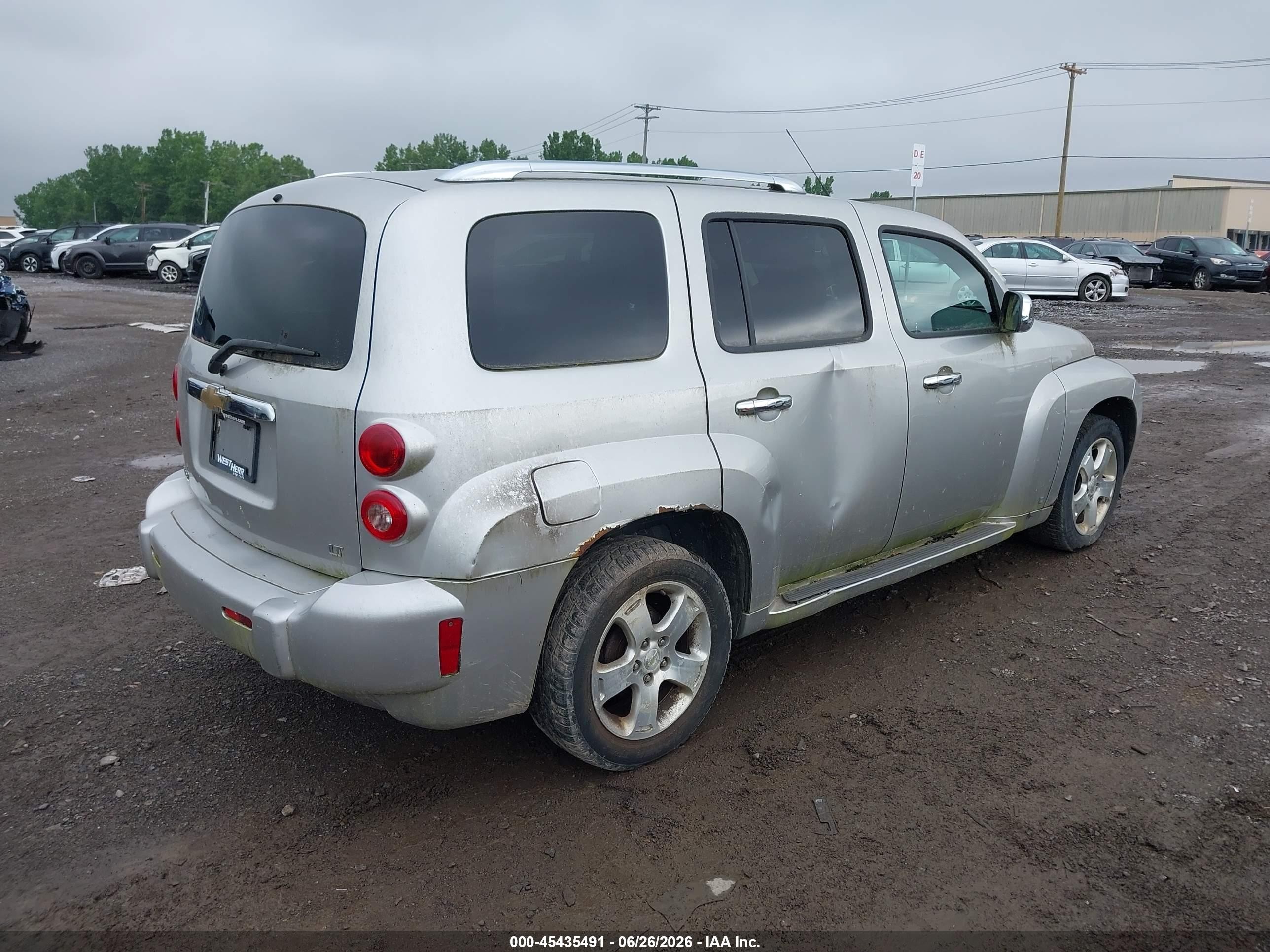 2007 Chevrolet Hhr Lt Silver vin: 3GNDA23D67S564769