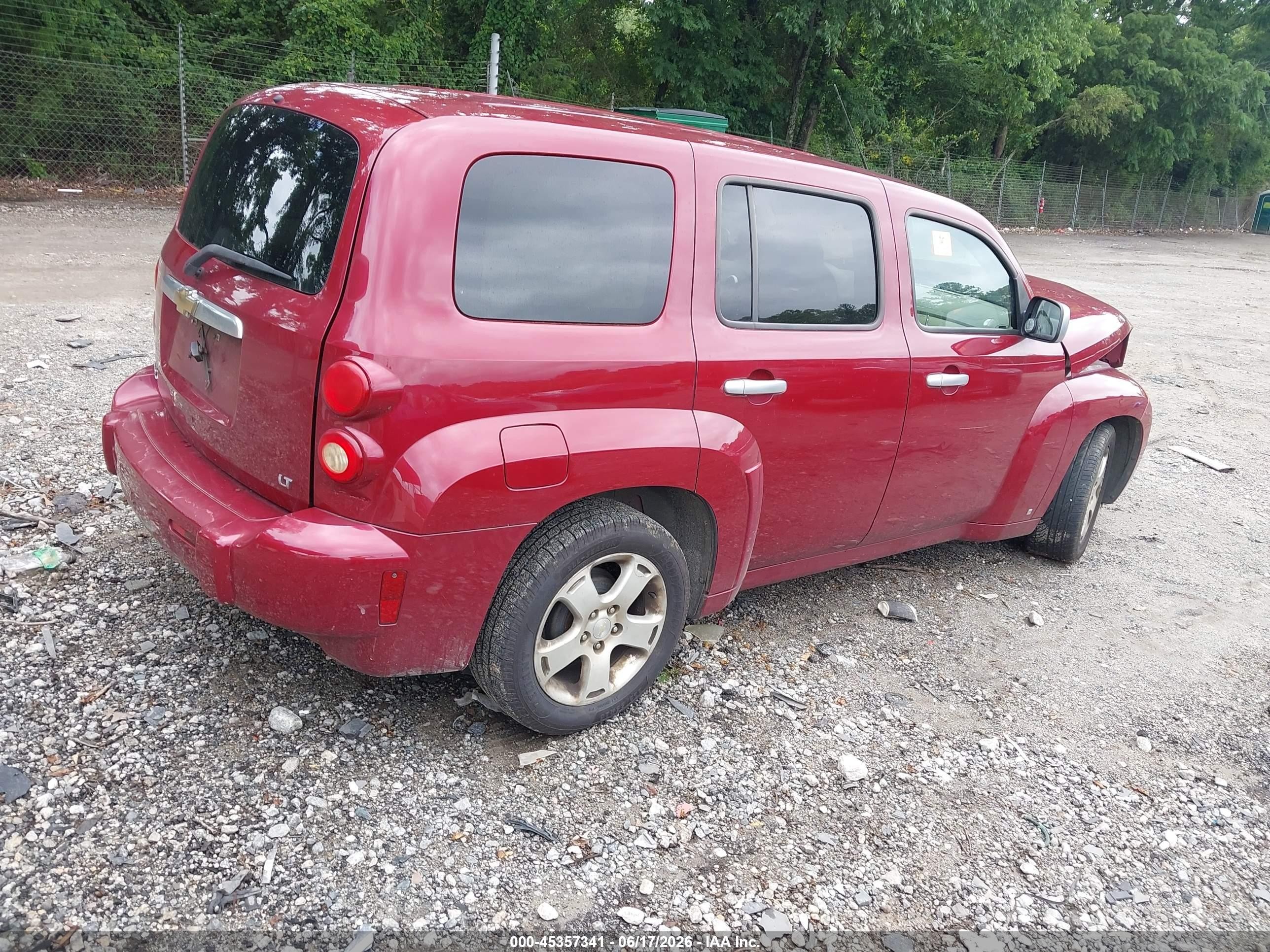 2006 Chevrolet Hhr Lt Red vin: 3GNDA23D76S638425