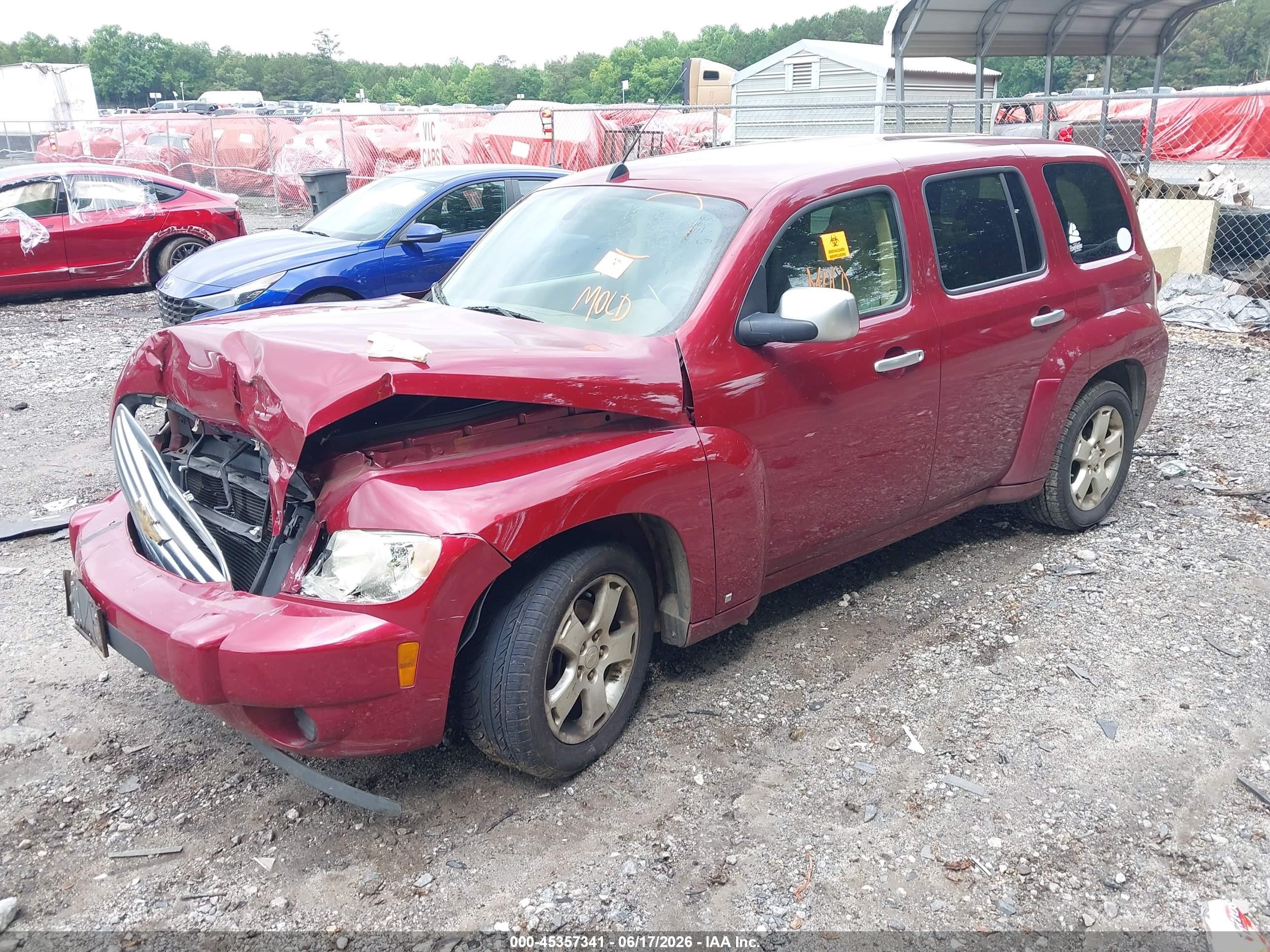 2006 Chevrolet Hhr Lt Red vin: 3GNDA23D76S638425