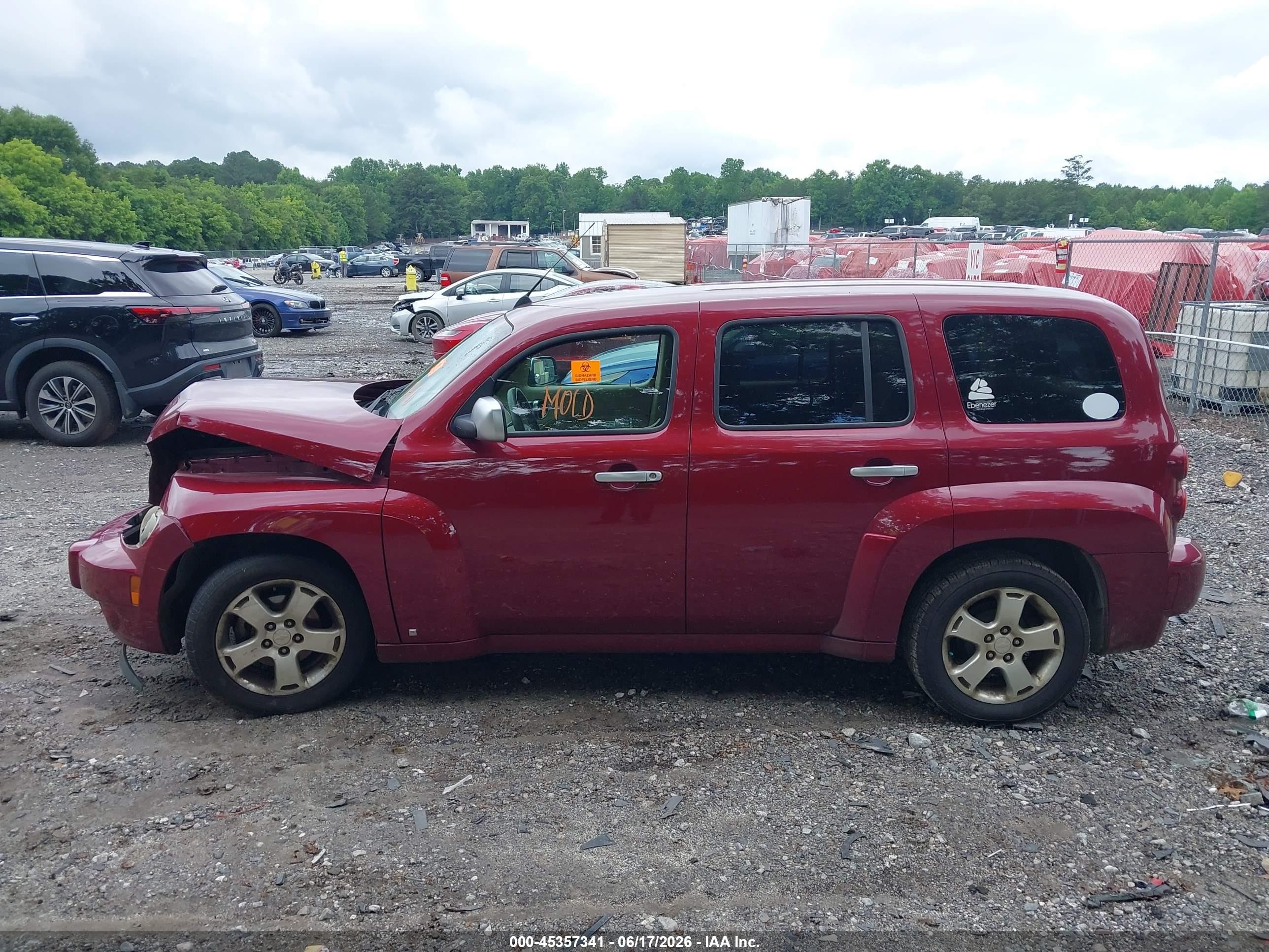 2006 Chevrolet Hhr Lt Red vin: 3GNDA23D76S638425