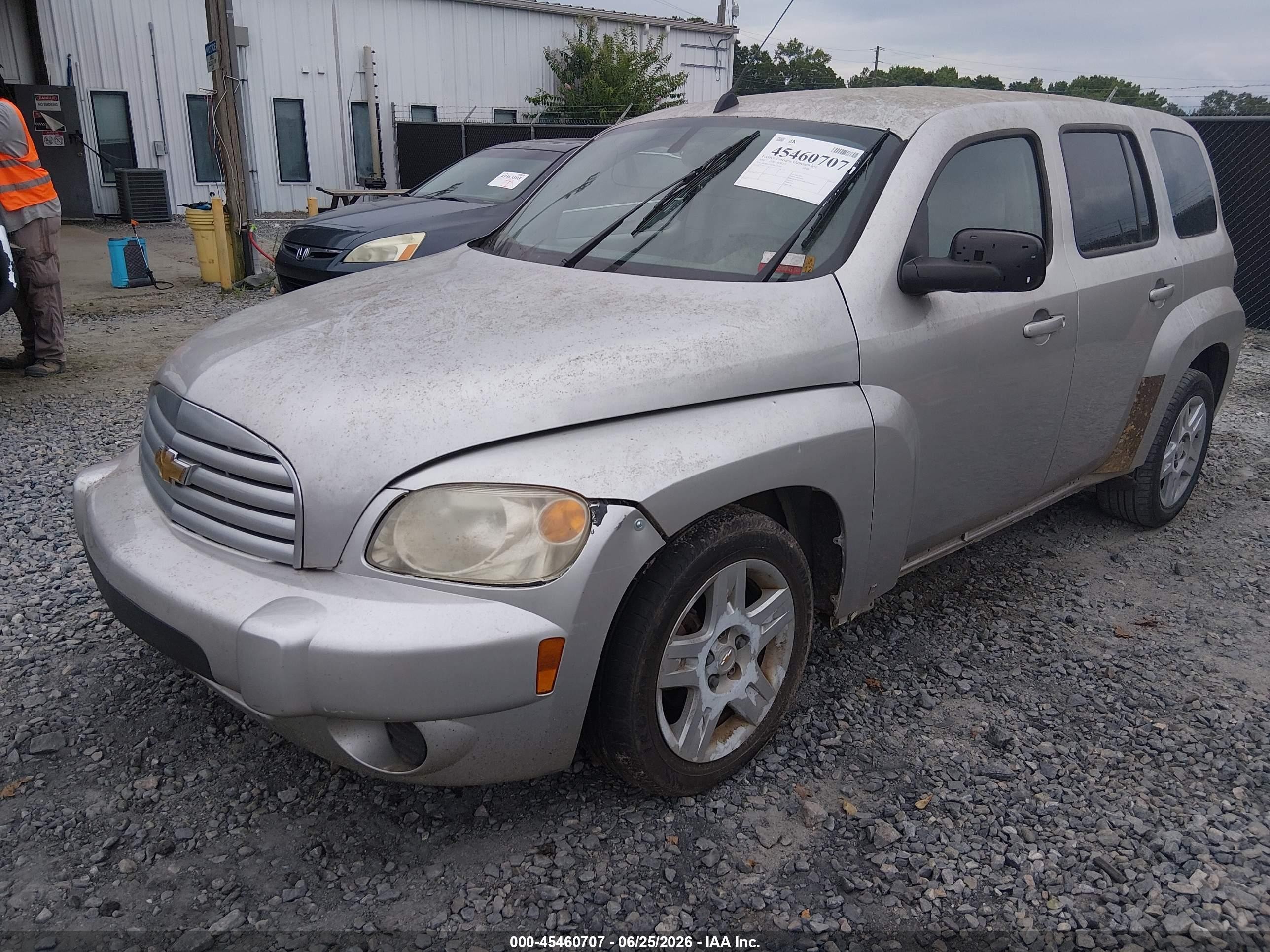 2008 Chevrolet Hhr Lt Silver vin: 3GNDA23D78S523360