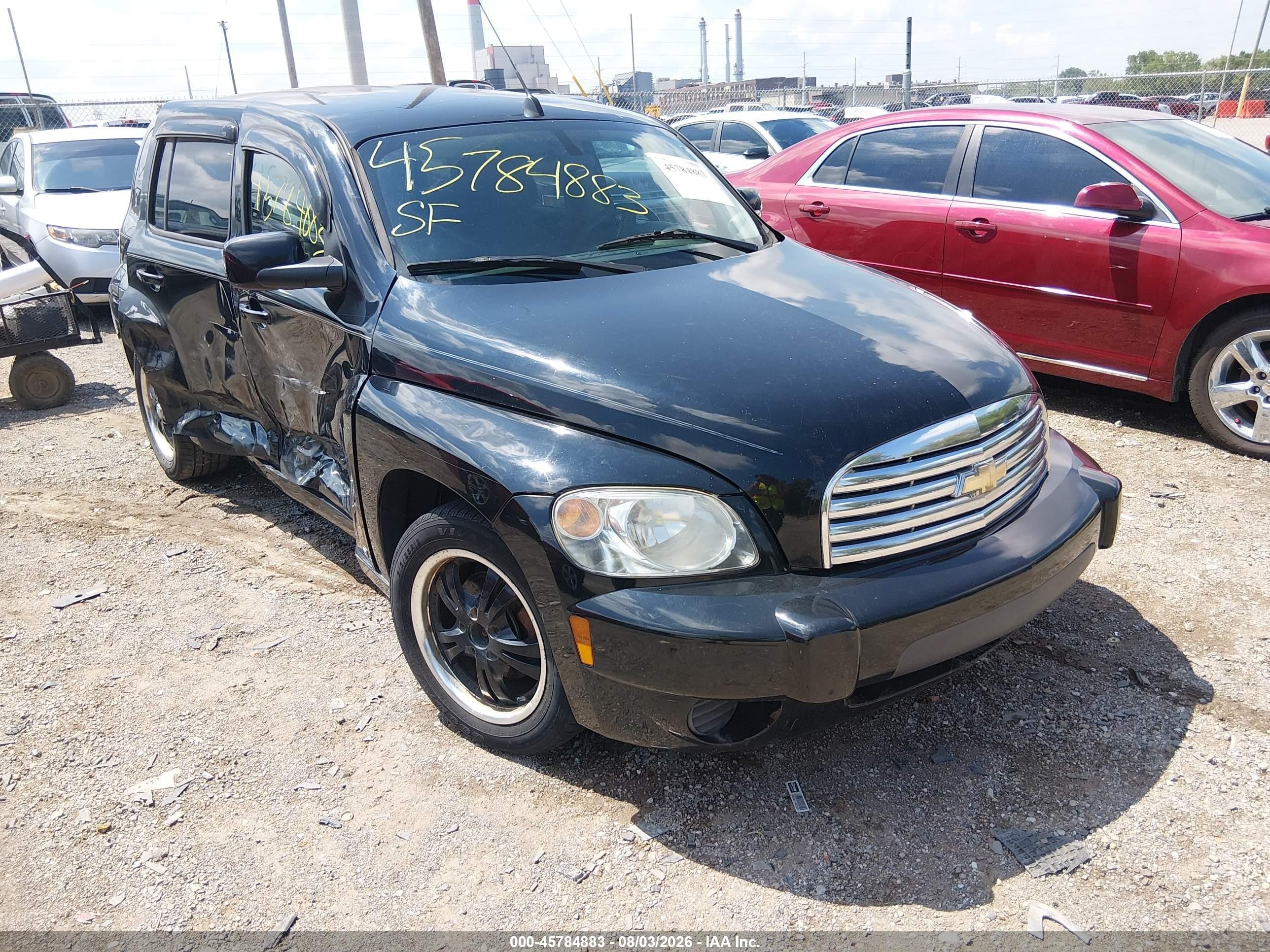 2008 Chevrolet Hhr Lt Black vin: 3GNDA23D88S532312