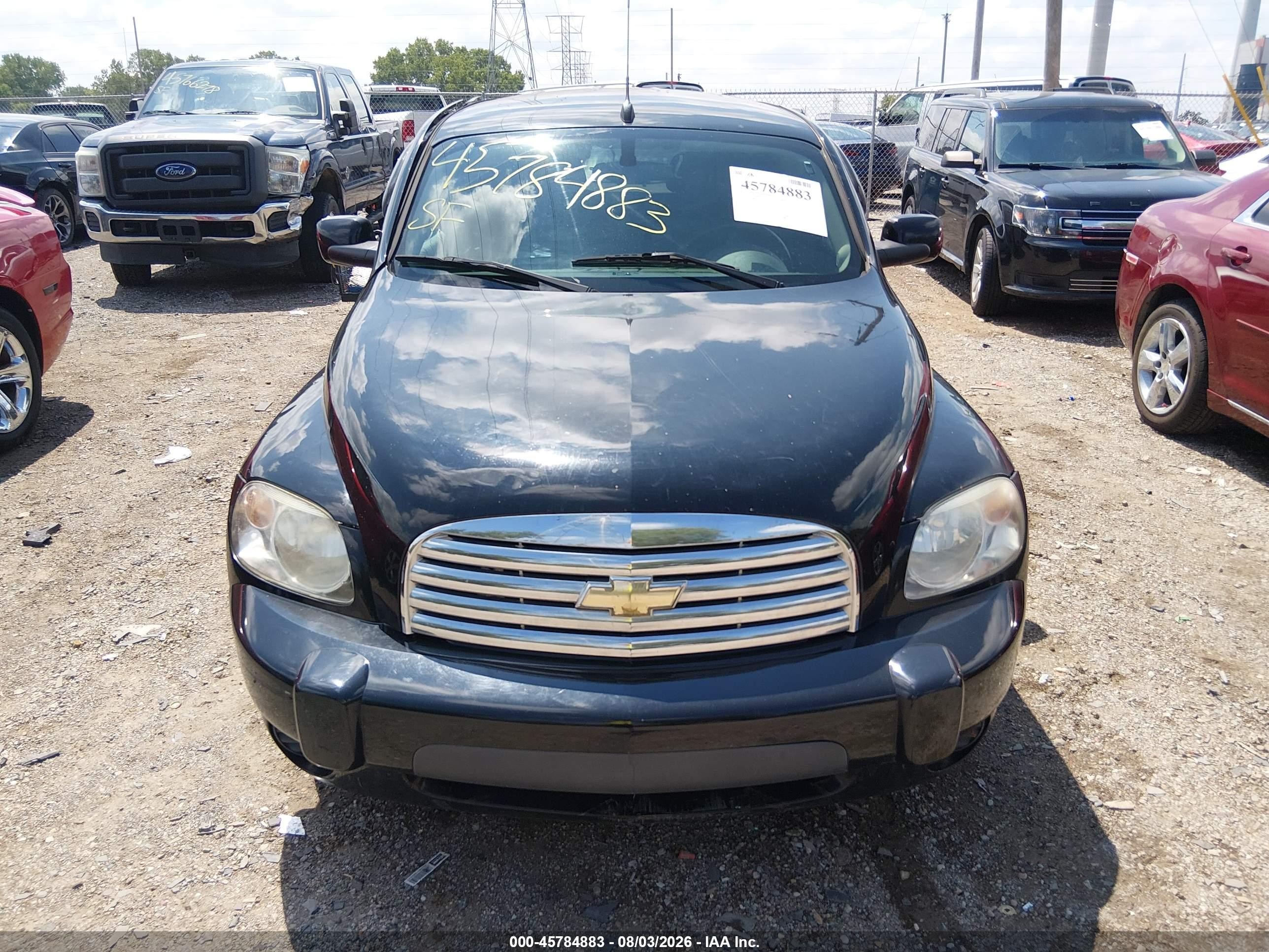 2008 Chevrolet Hhr Lt Black vin: 3GNDA23D88S532312