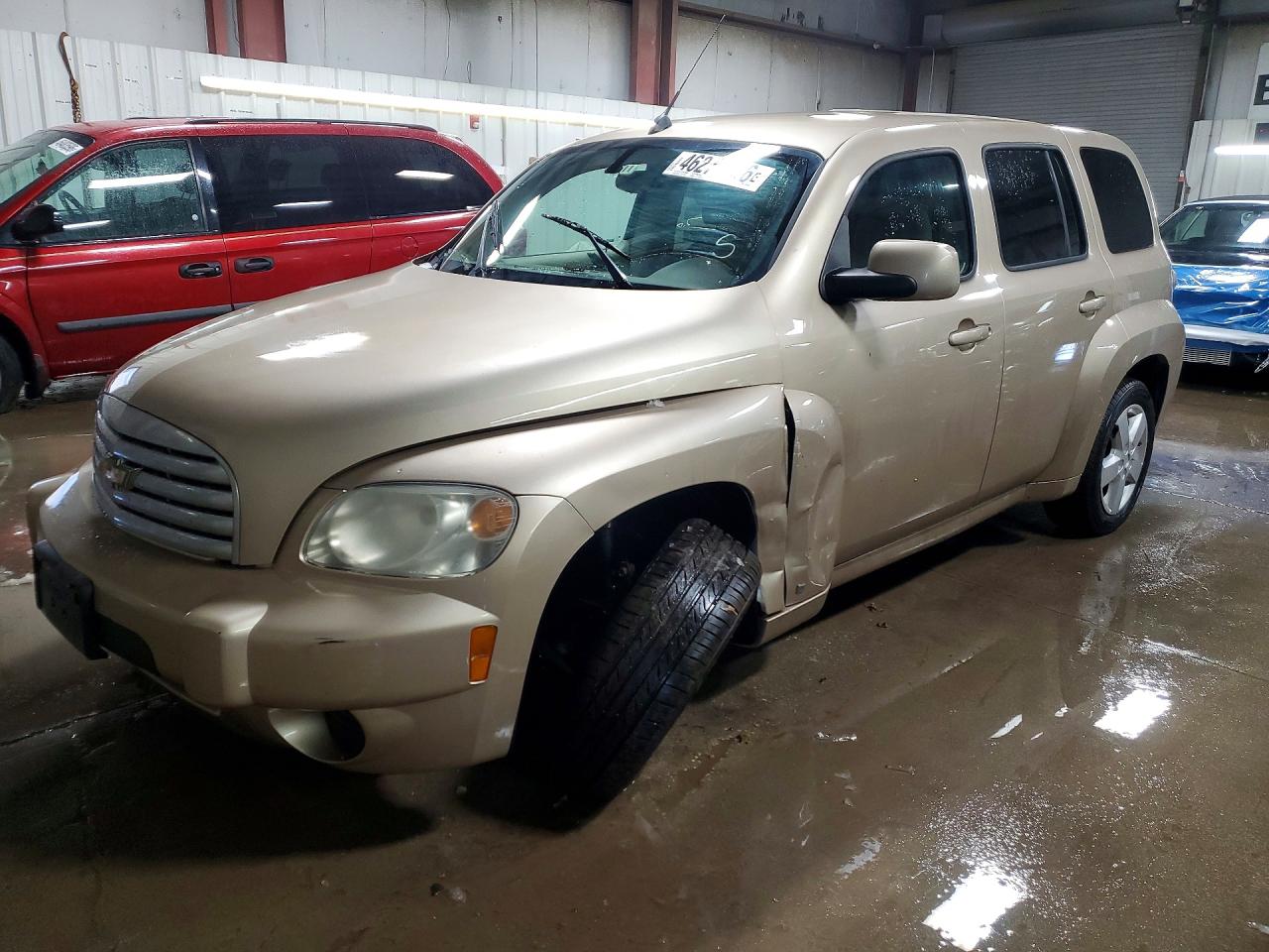 2008 Chevrolet Hhr Lt Beige vin: 3GNDA23D88S567335