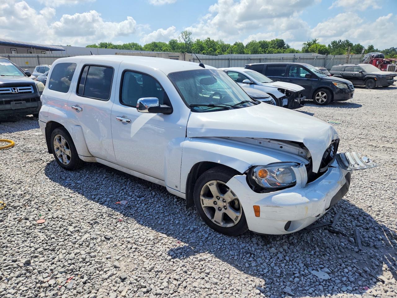 2007 Chevrolet Hhr Lt White vin: 3GNDA23D97S570808