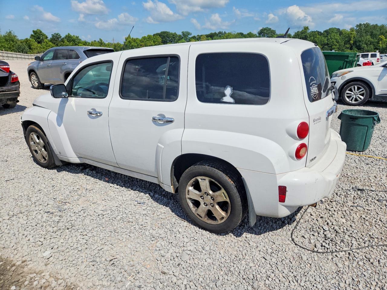 2007 Chevrolet Hhr Lt White vin: 3GNDA23D97S570808