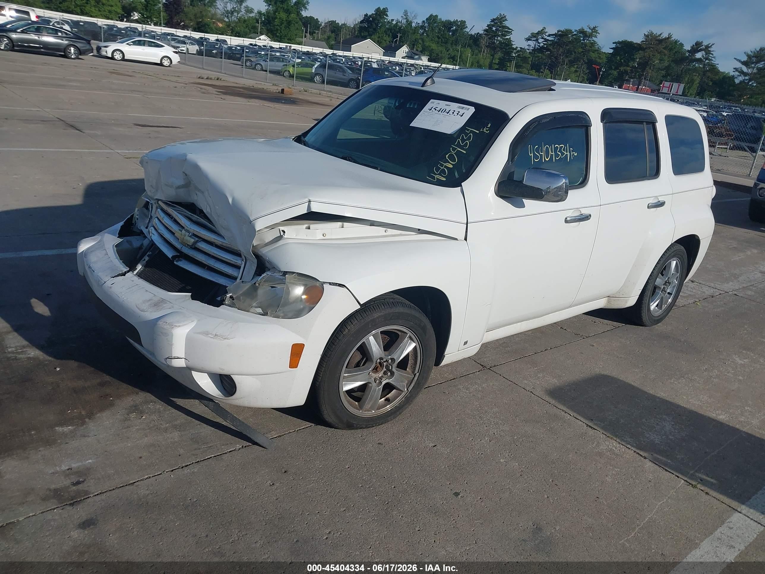 2008 Chevrolet Hhr Lt Белый vin: 3GNDA23D98S616719