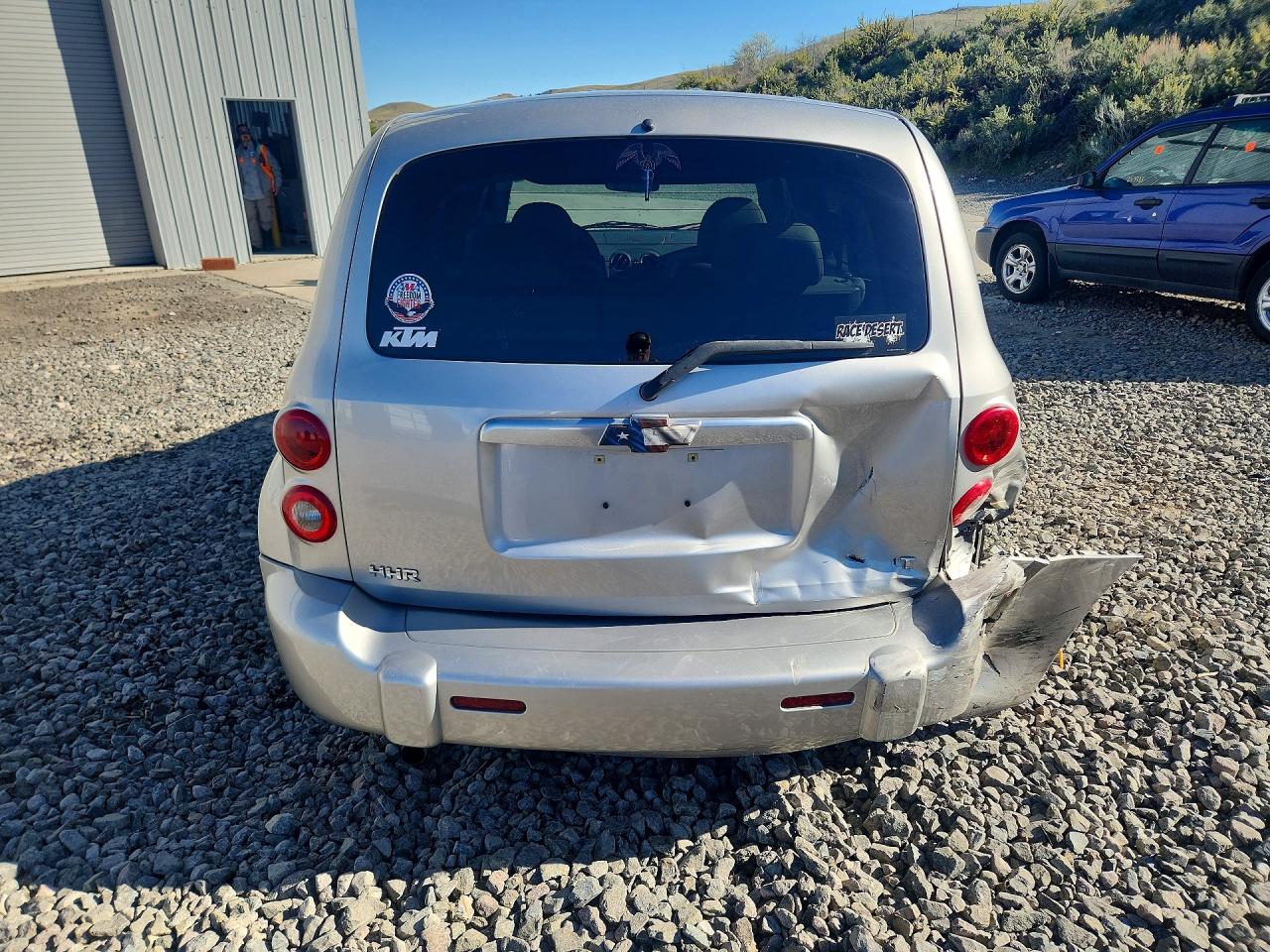 2007 Chevrolet Hhr Lt Silver vin: 3GNDA23DX7S504073