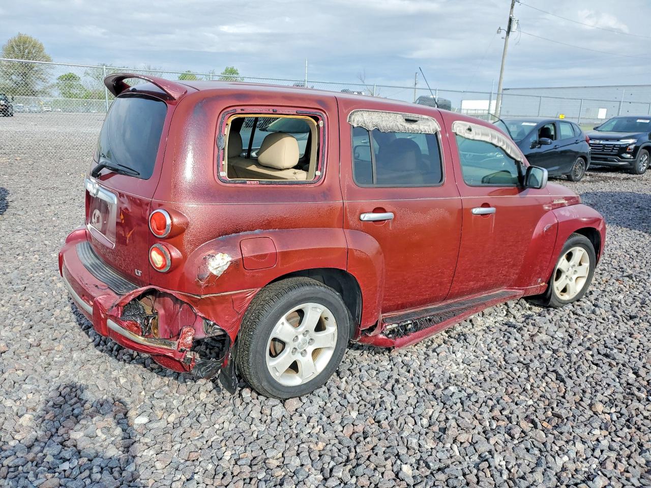 2006 Chevrolet Hhr Lt Burgundy vin: 3GNDA23P06S563416