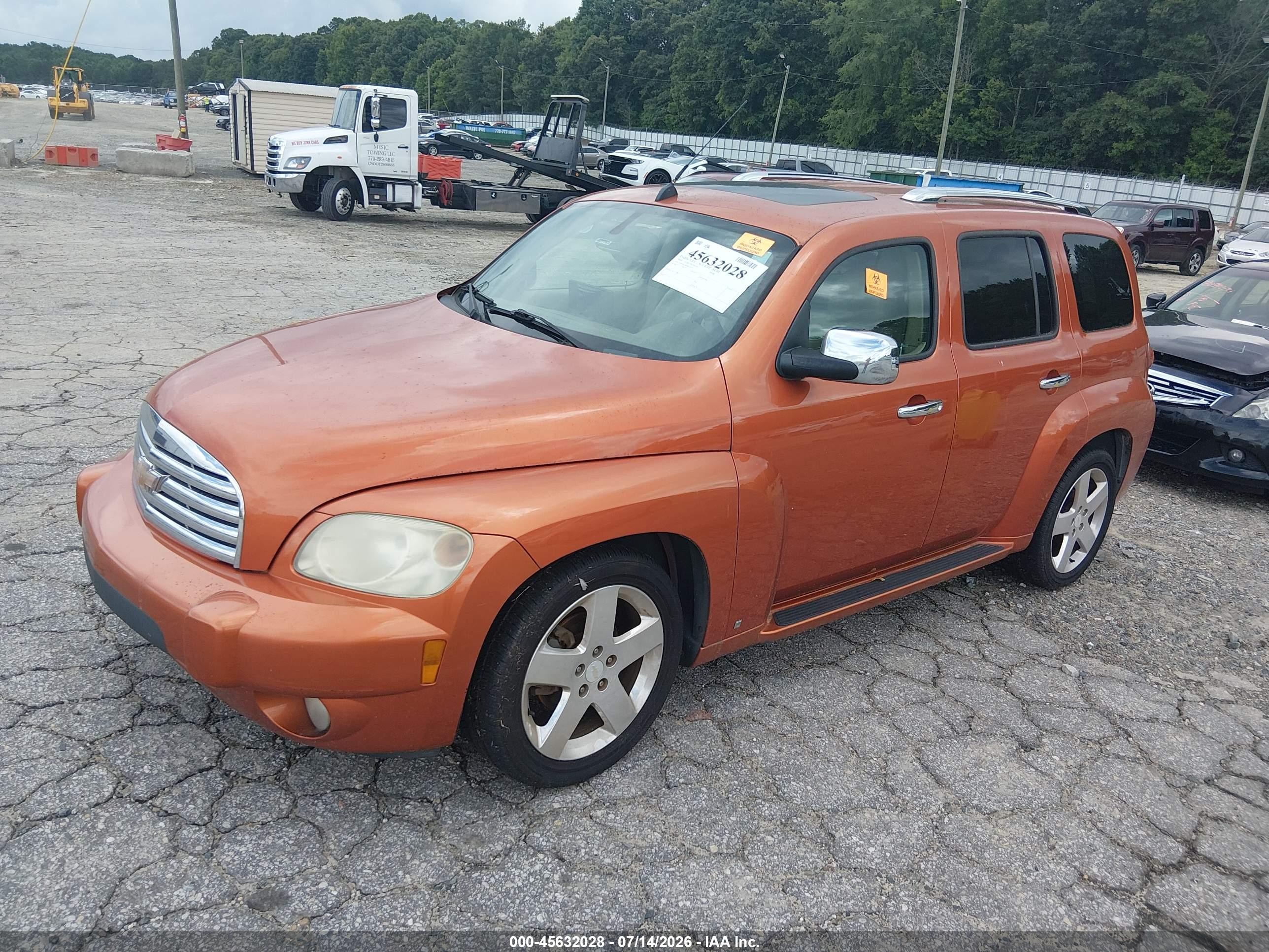 2006 Chevrolet Hhr Lt Orange vin: 3GNDA23P06S577171