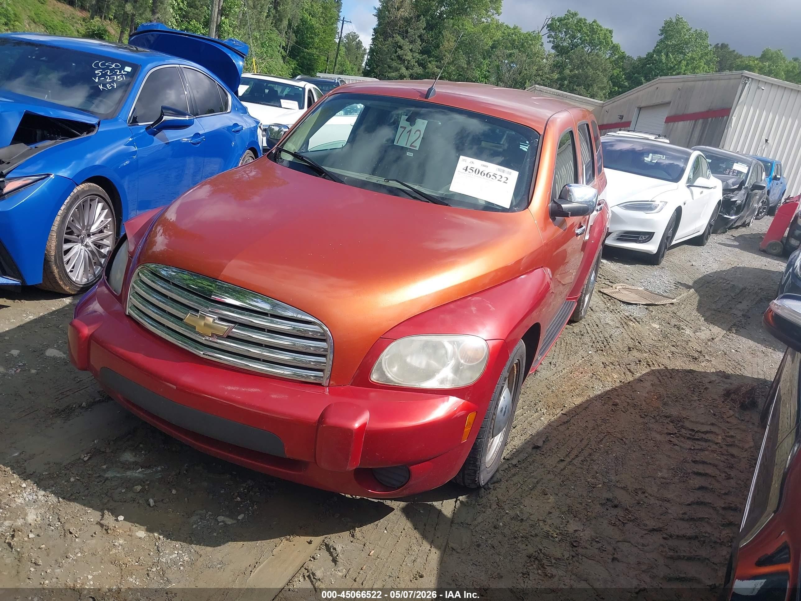 2007 Chevrolet Hhr Lt Orange vin: 3GNDA23P07S519868