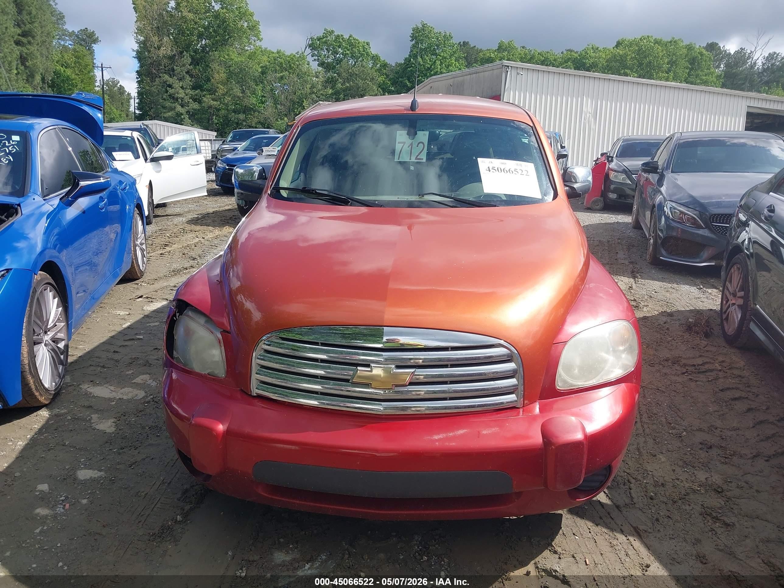 2007 Chevrolet Hhr Lt Orange vin: 3GNDA23P07S519868