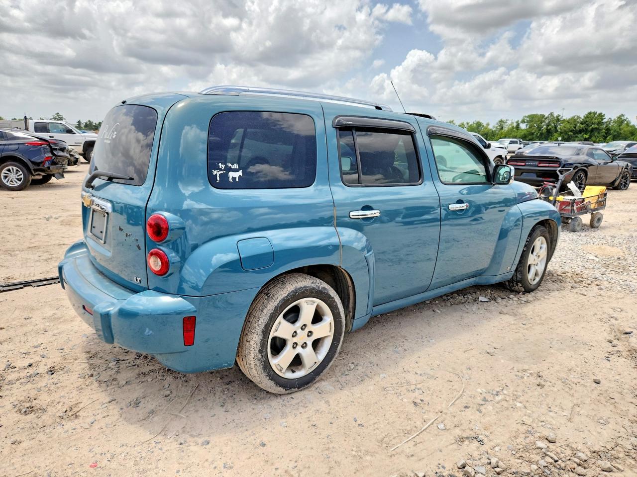 2007 Chevrolet Hhr Lt Teal vin: 3GNDA23P07S589788