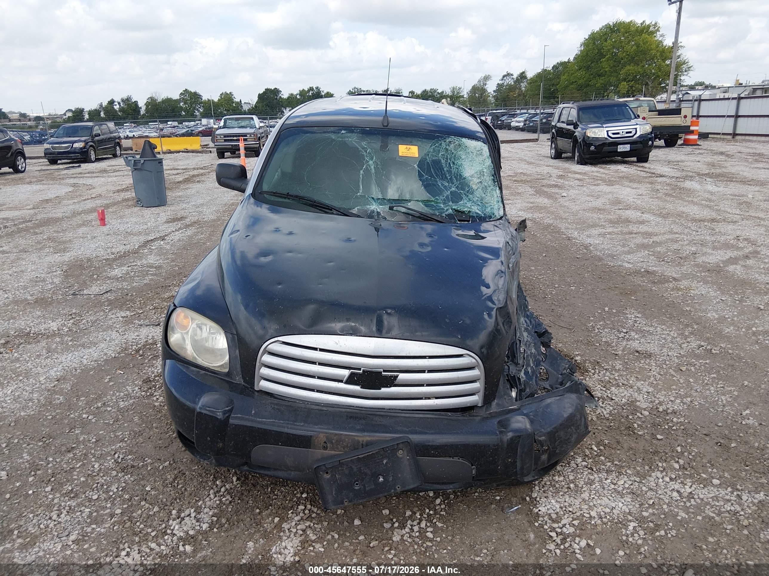 2007 Chevrolet Hhr Lt Black vin: 3GNDA23P07S639265