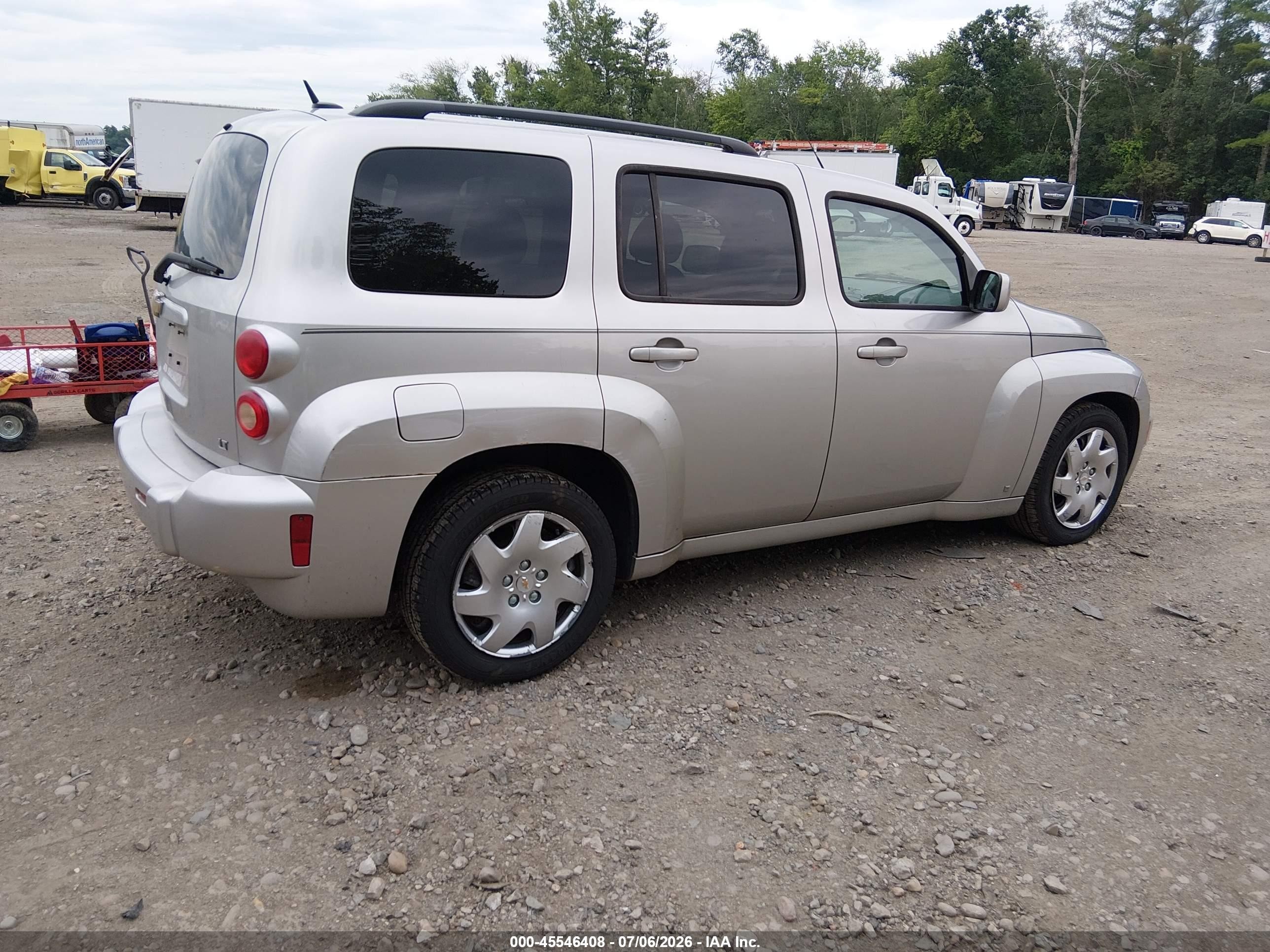 2008 Chevrolet Hhr Lt Silver vin: 3GNDA23P08S610365