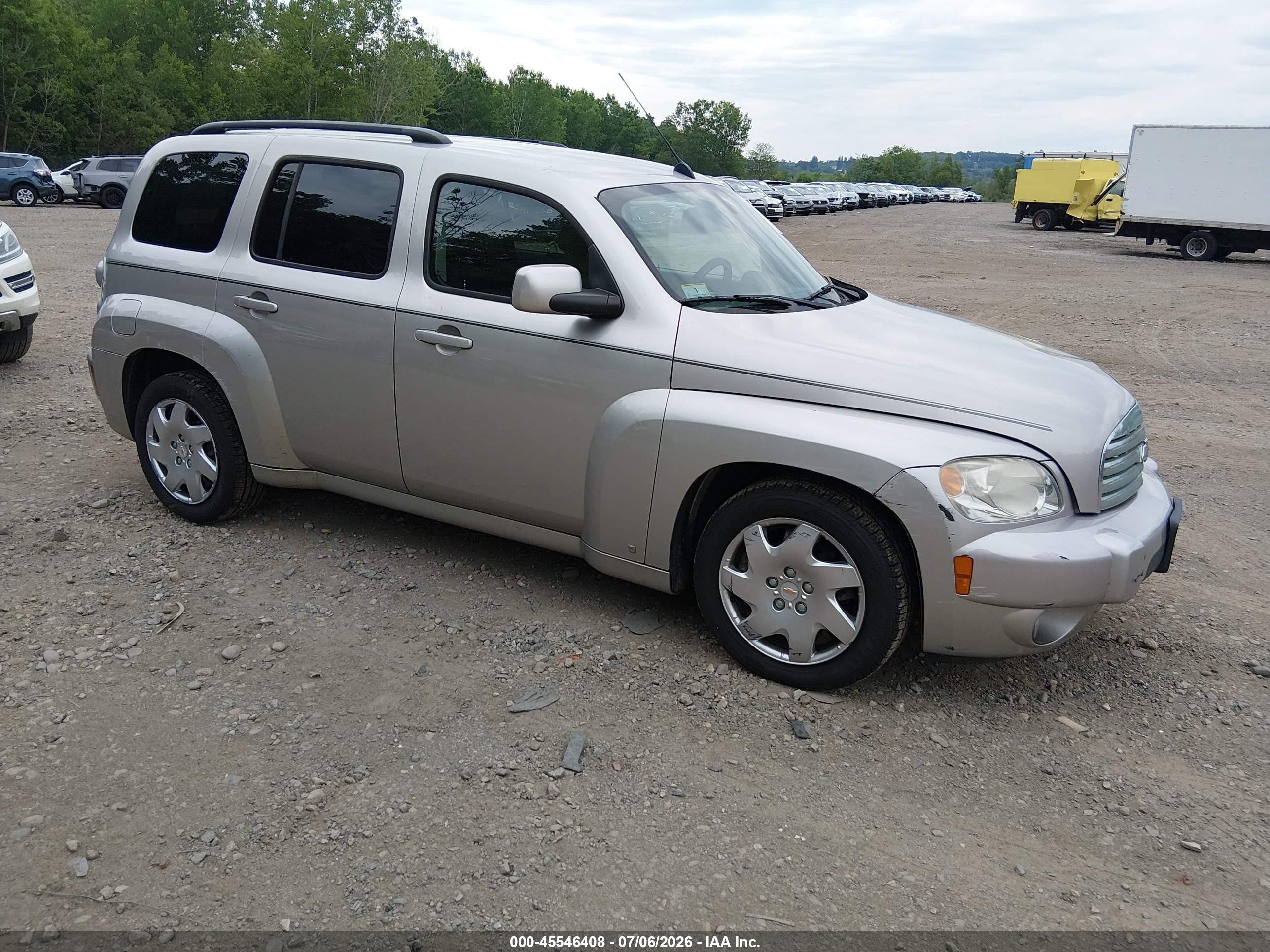 2008 Chevrolet Hhr Lt Silver vin: 3GNDA23P08S610365
