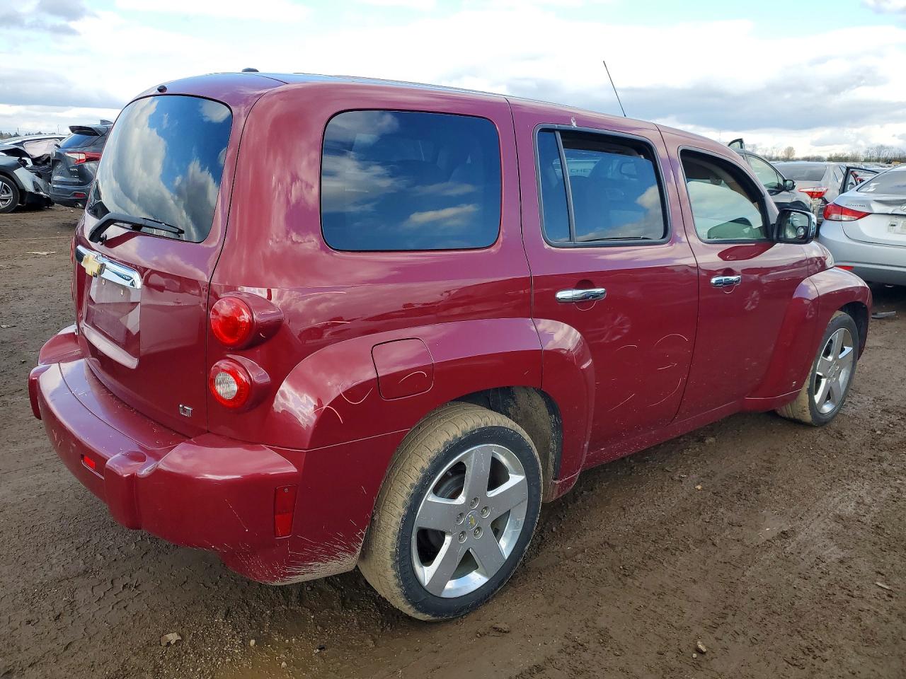 2006 Chevrolet Hhr Lt Burgundy vin: 3GNDA23P16S500115