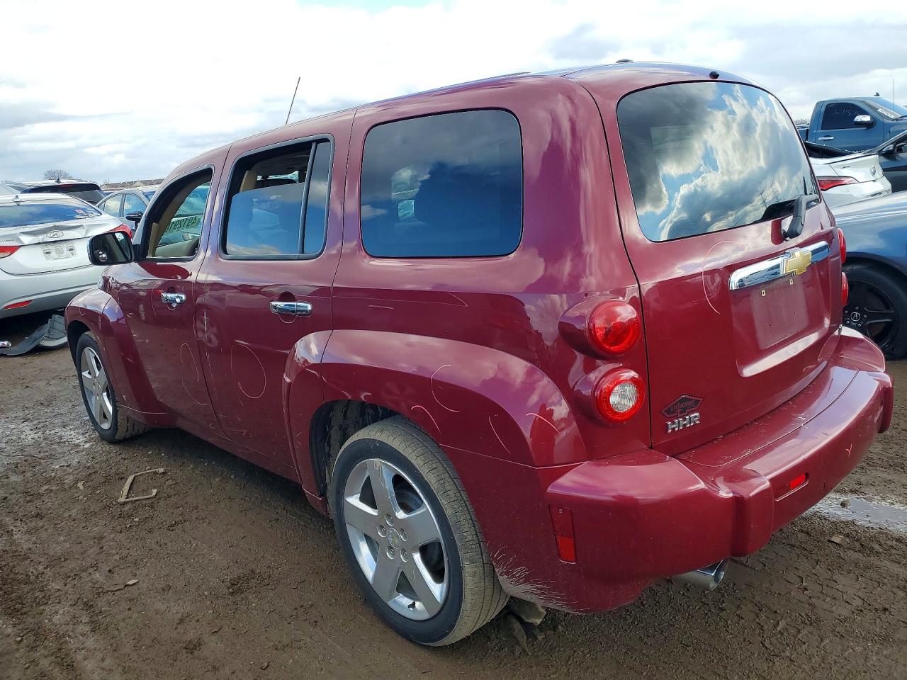 2006 Chevrolet Hhr Lt Burgundy vin: 3GNDA23P16S500115