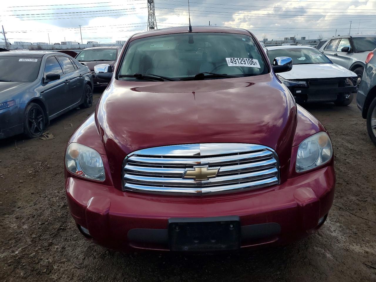 2006 Chevrolet Hhr Lt Burgundy vin: 3GNDA23P16S500115