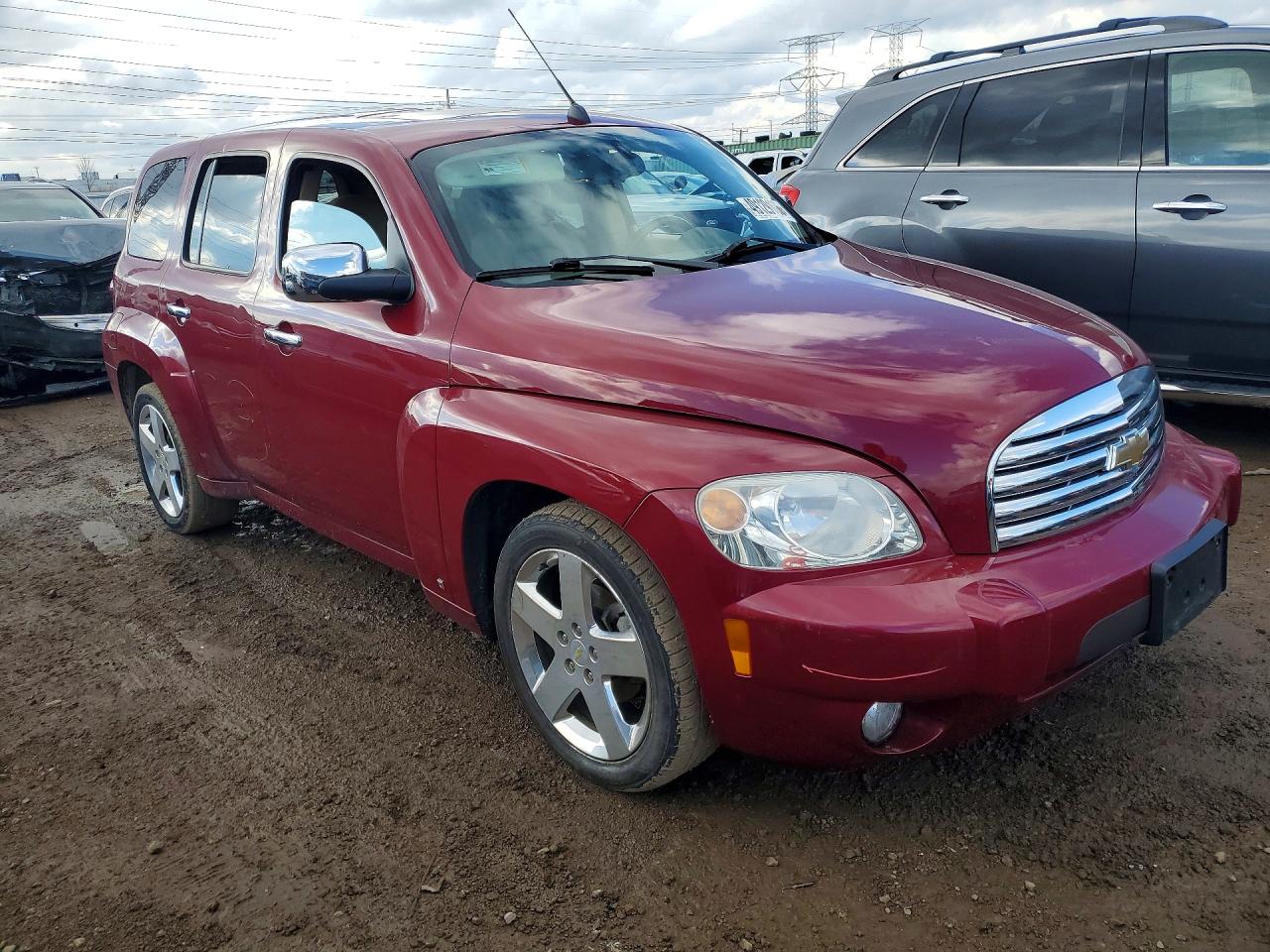 2006 Chevrolet Hhr Lt Burgundy vin: 3GNDA23P16S500115