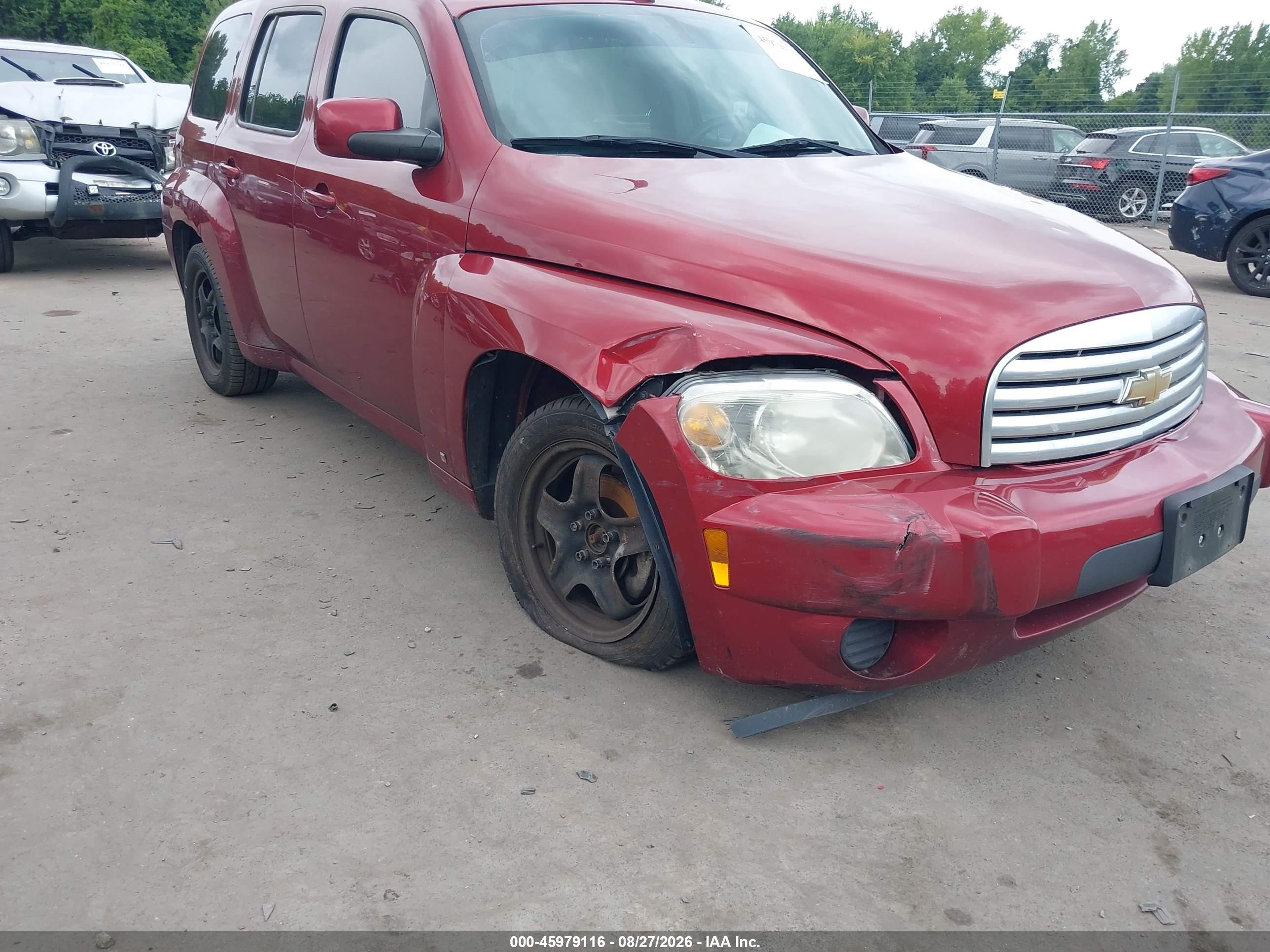 2008 Chevrolet Hhr Lt Red vin: 3GNDA23P18S607958