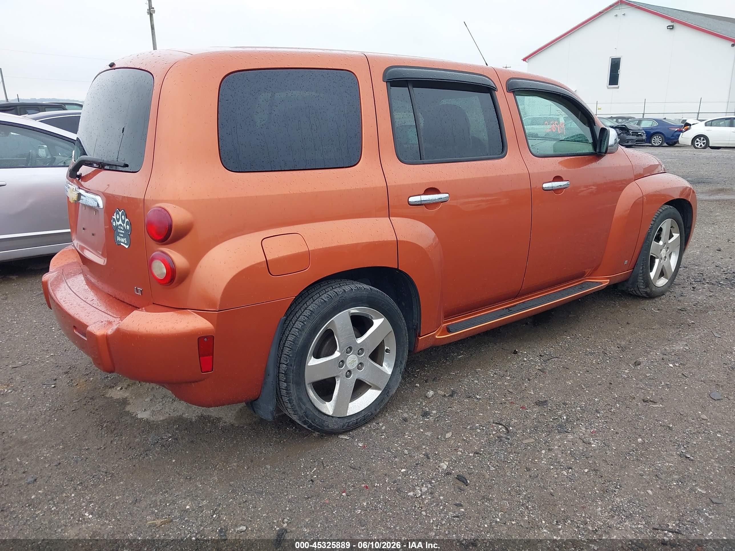 2006 Chevrolet Hhr Lt Orange vin: 3GNDA23P26S518316