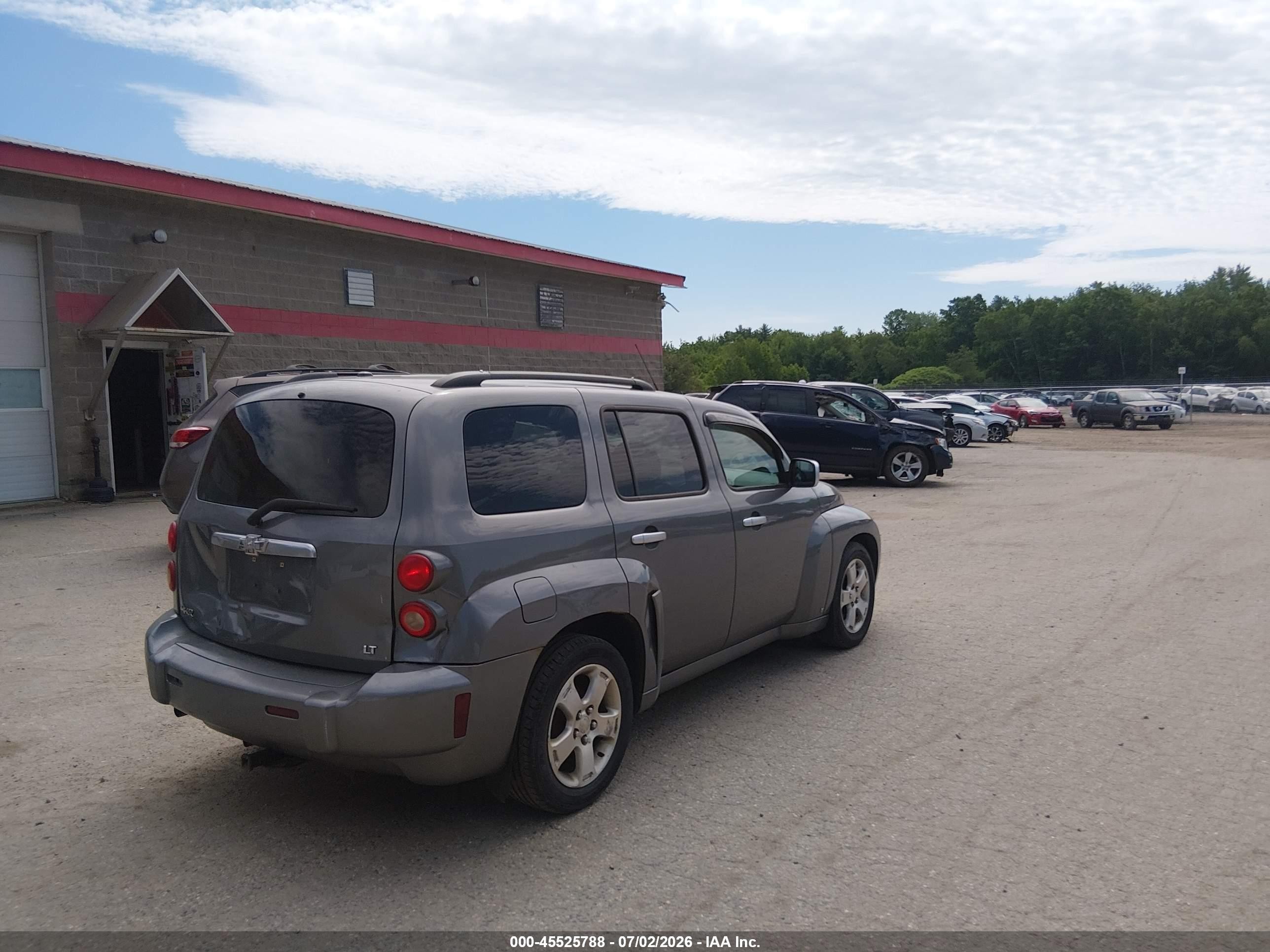 2007 Chevrolet Hhr Lt Gray vin: 3GNDA23P37S597450