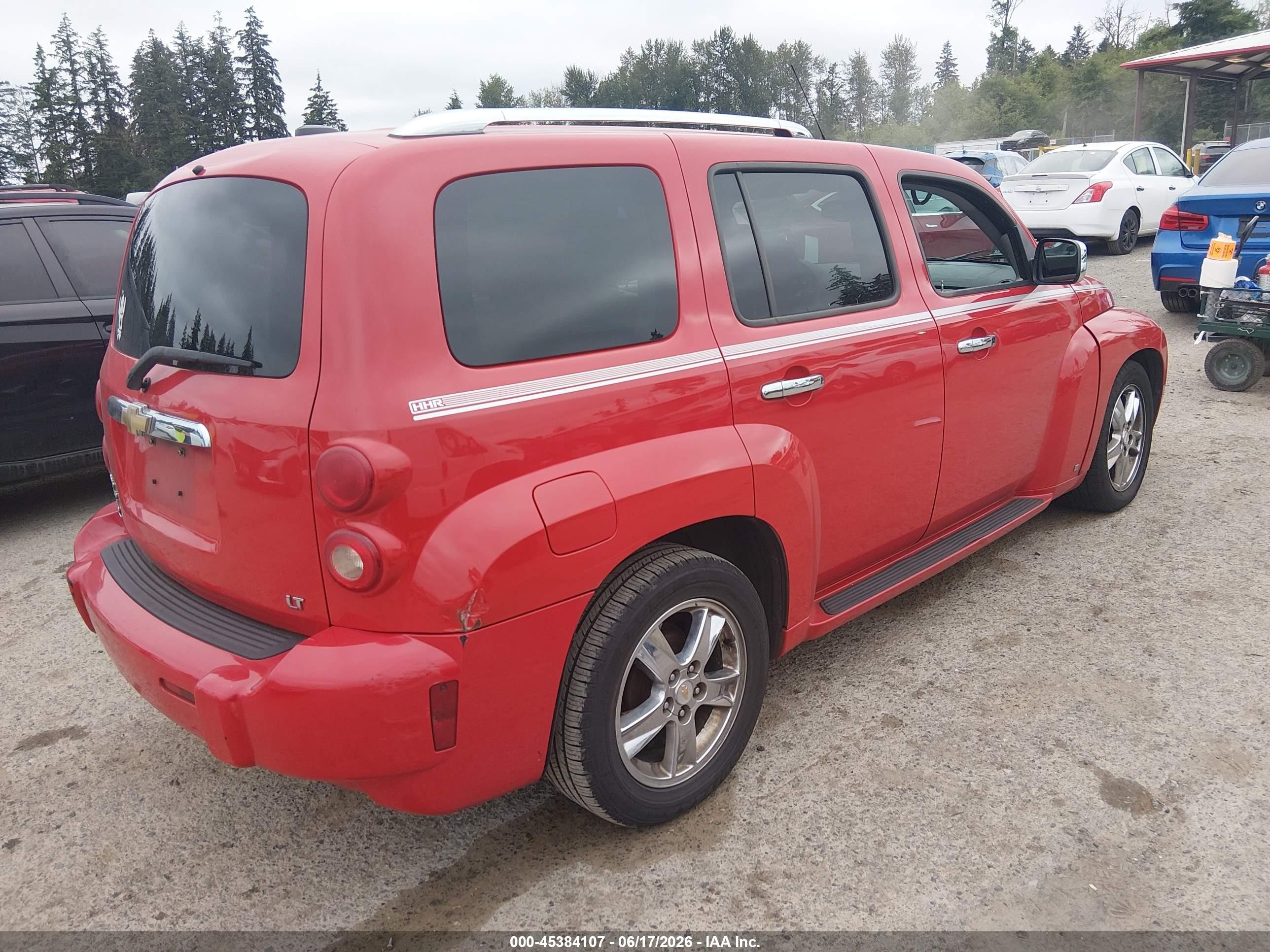 2006 Chevrolet Hhr Lt Red vin: 3GNDA23P46S651059