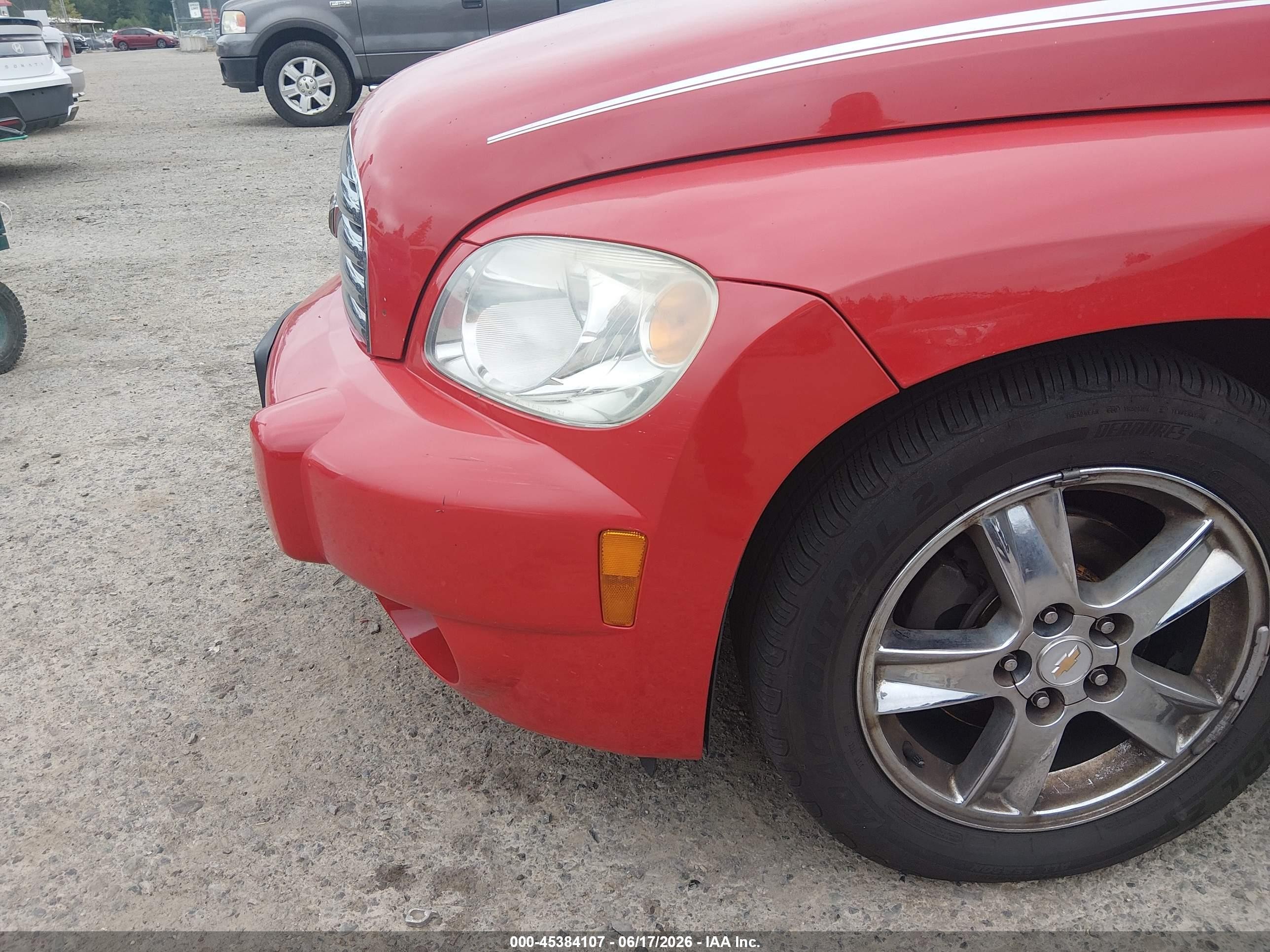 2006 Chevrolet Hhr Lt Red vin: 3GNDA23P46S651059