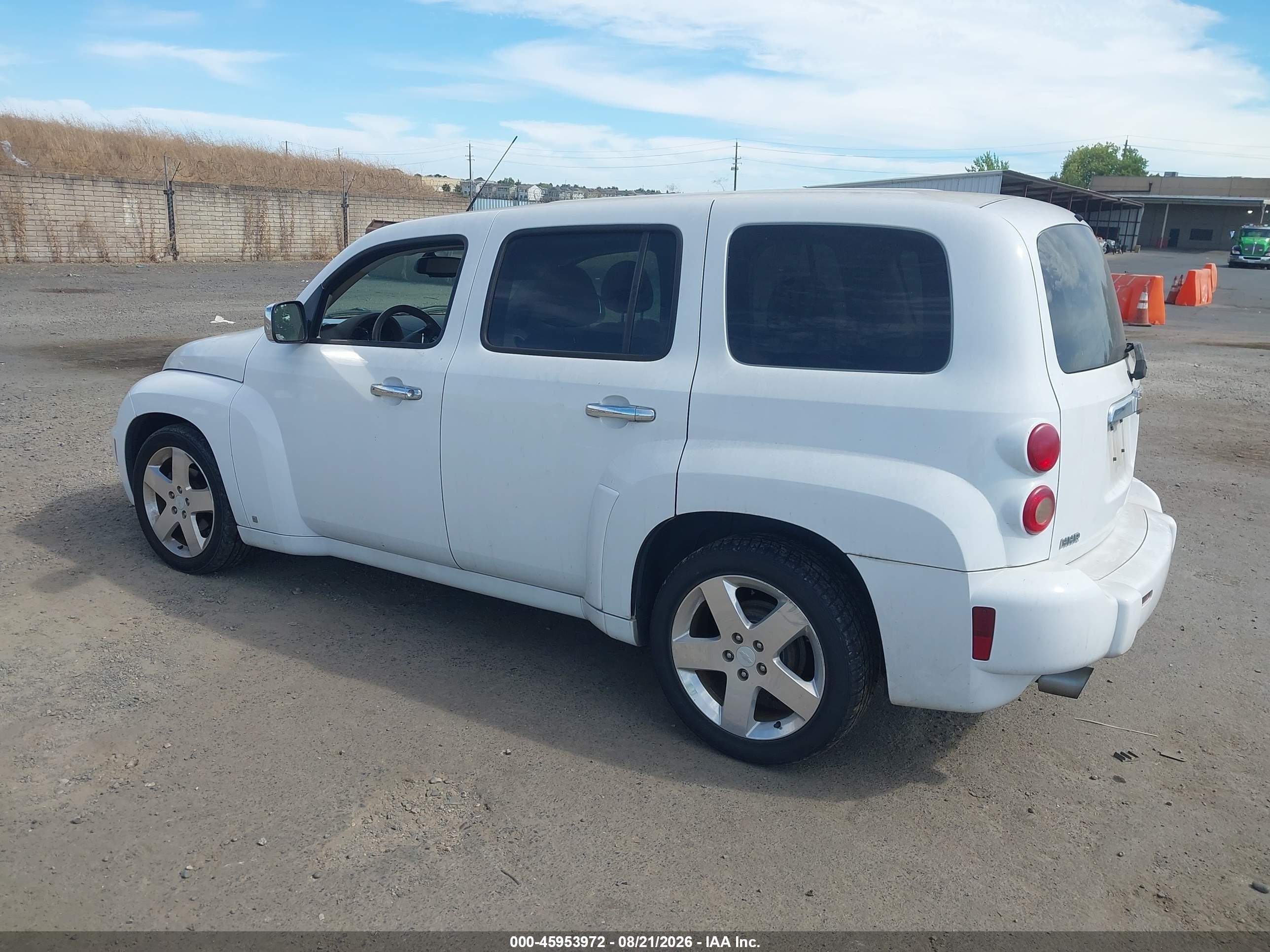 2006 Chevrolet Hhr Lt White vin: 3GNDA23P46S672297