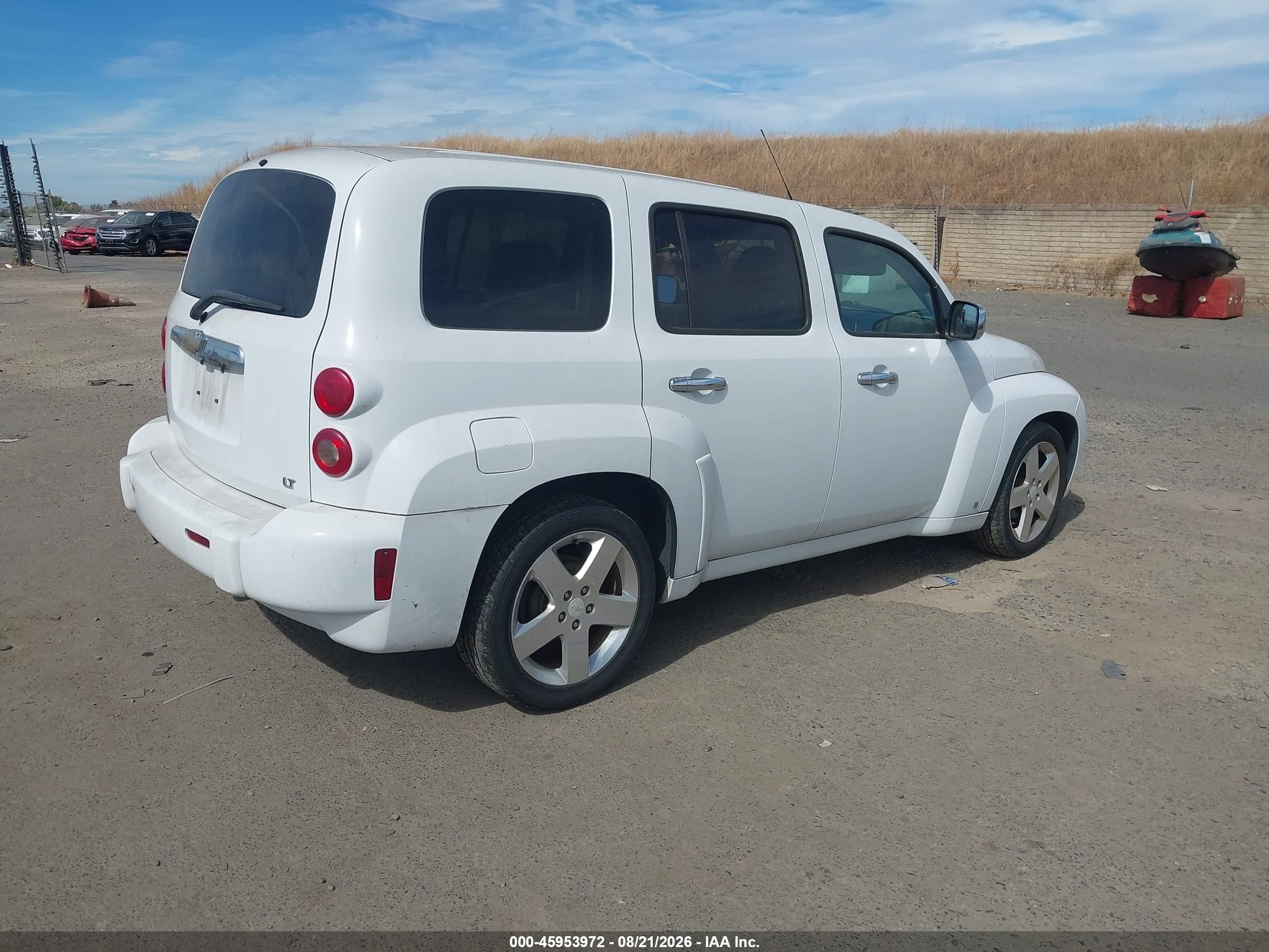 2006 Chevrolet Hhr Lt White vin: 3GNDA23P46S672297