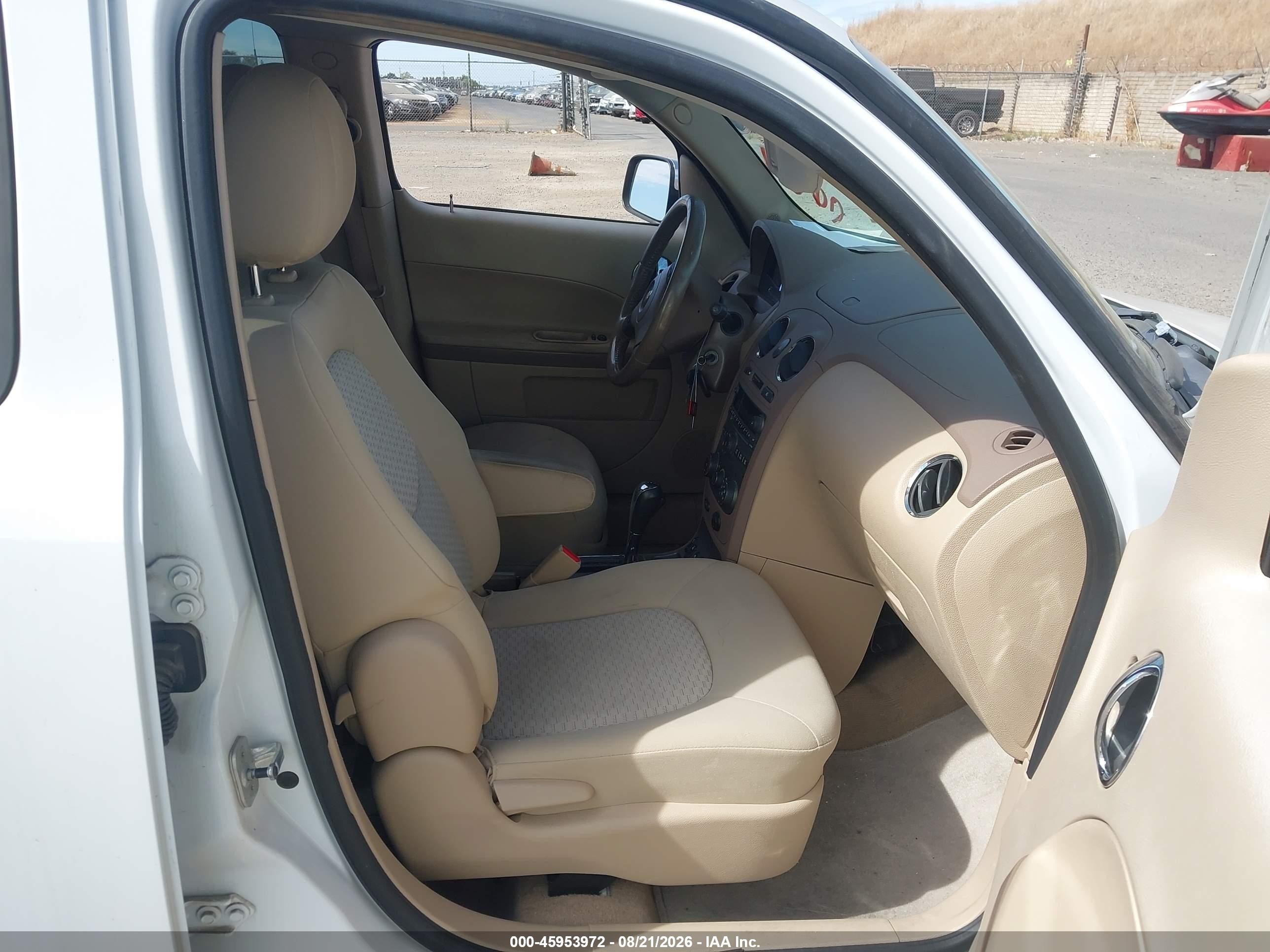 2006 Chevrolet Hhr Lt White vin: 3GNDA23P46S672297