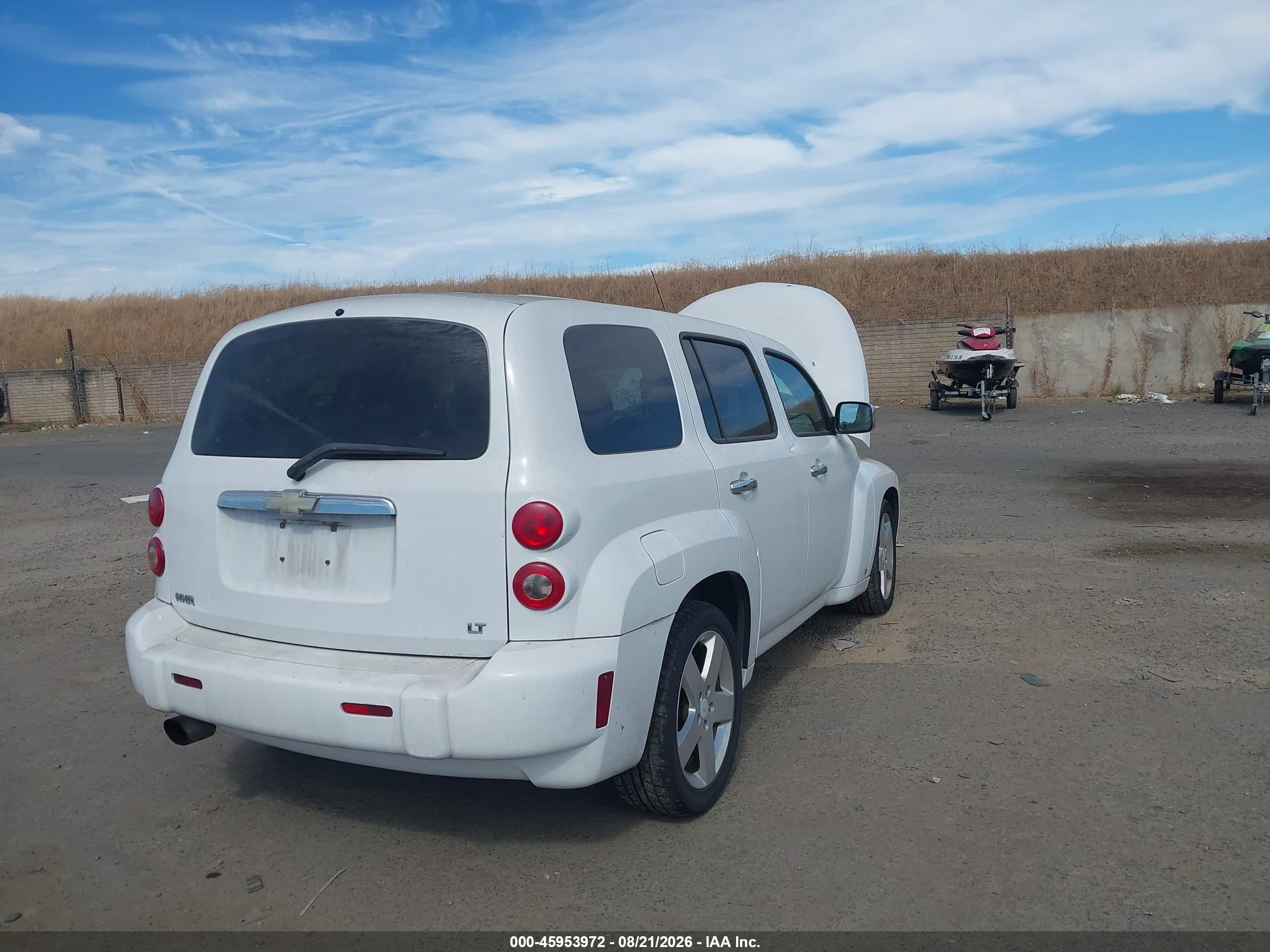 2006 Chevrolet Hhr Lt White vin: 3GNDA23P46S672297