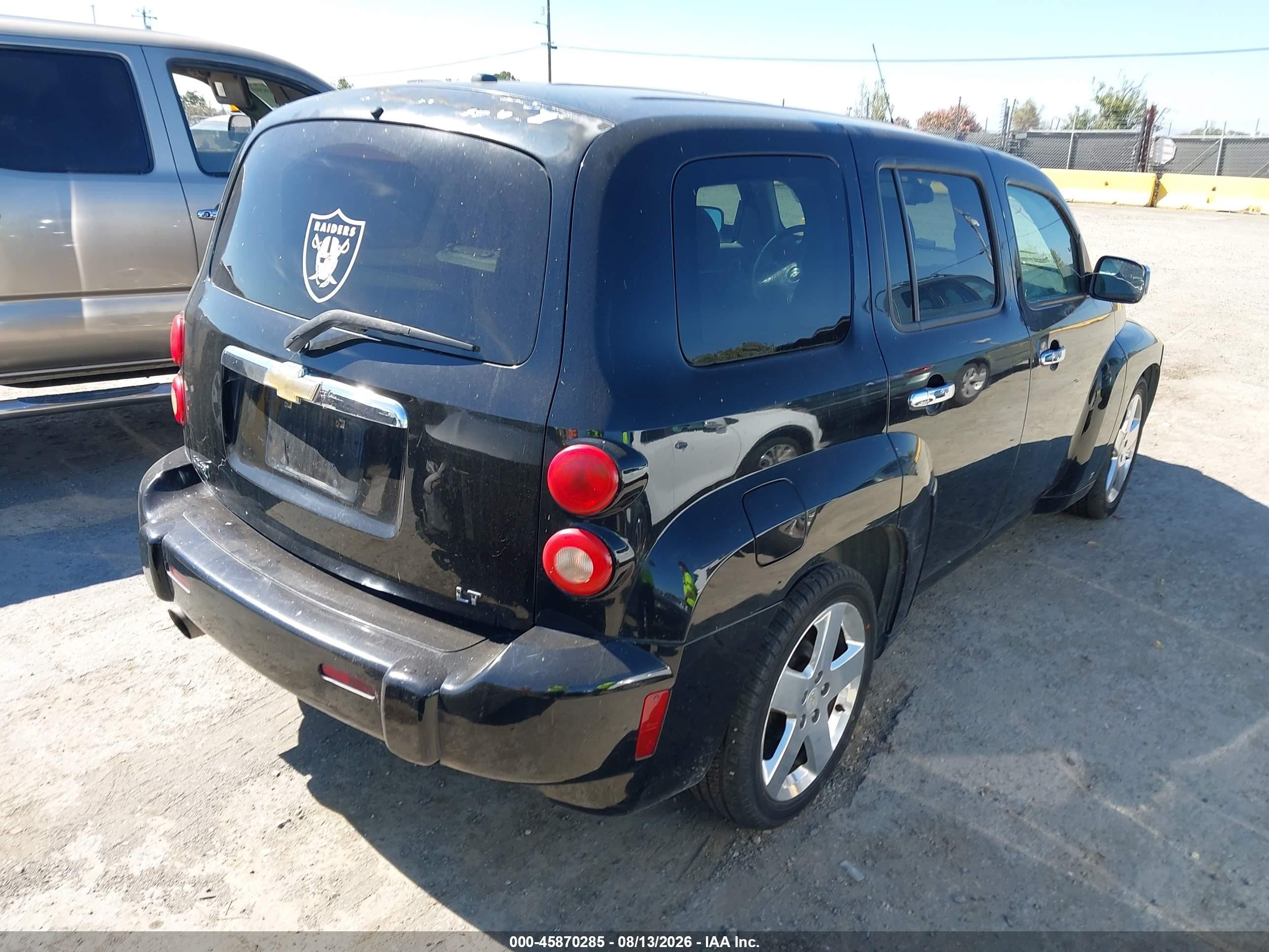 2006 Chevrolet Hhr Lt Black vin: 3GNDA23P56S517273