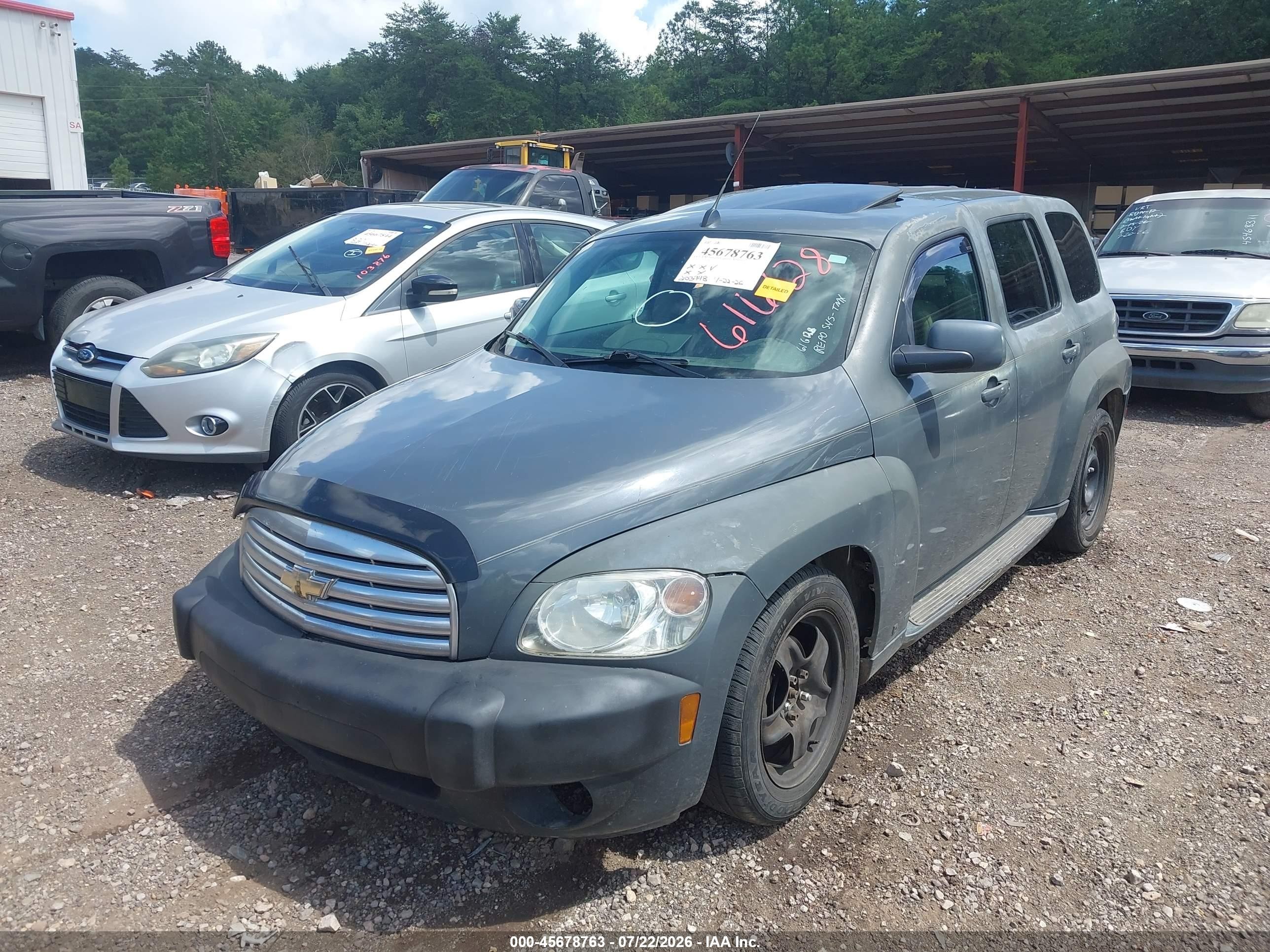 2008 Chevrolet Hhr Lt Gray vin: 3GNDA23P58S616128