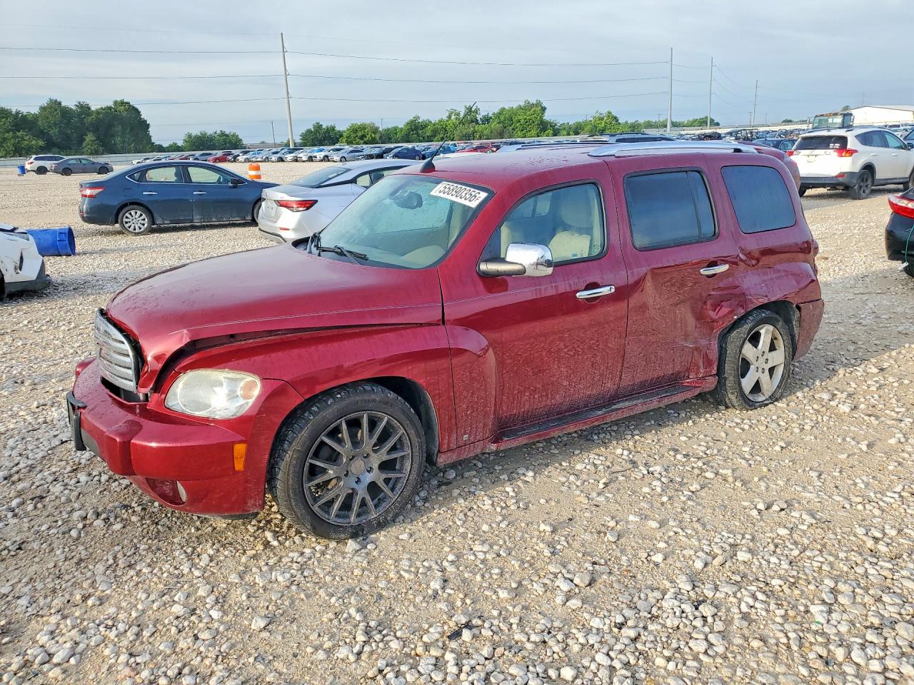 2006 Chevrolet Hhr Lt Red vin: 3GNDA23P66S519694