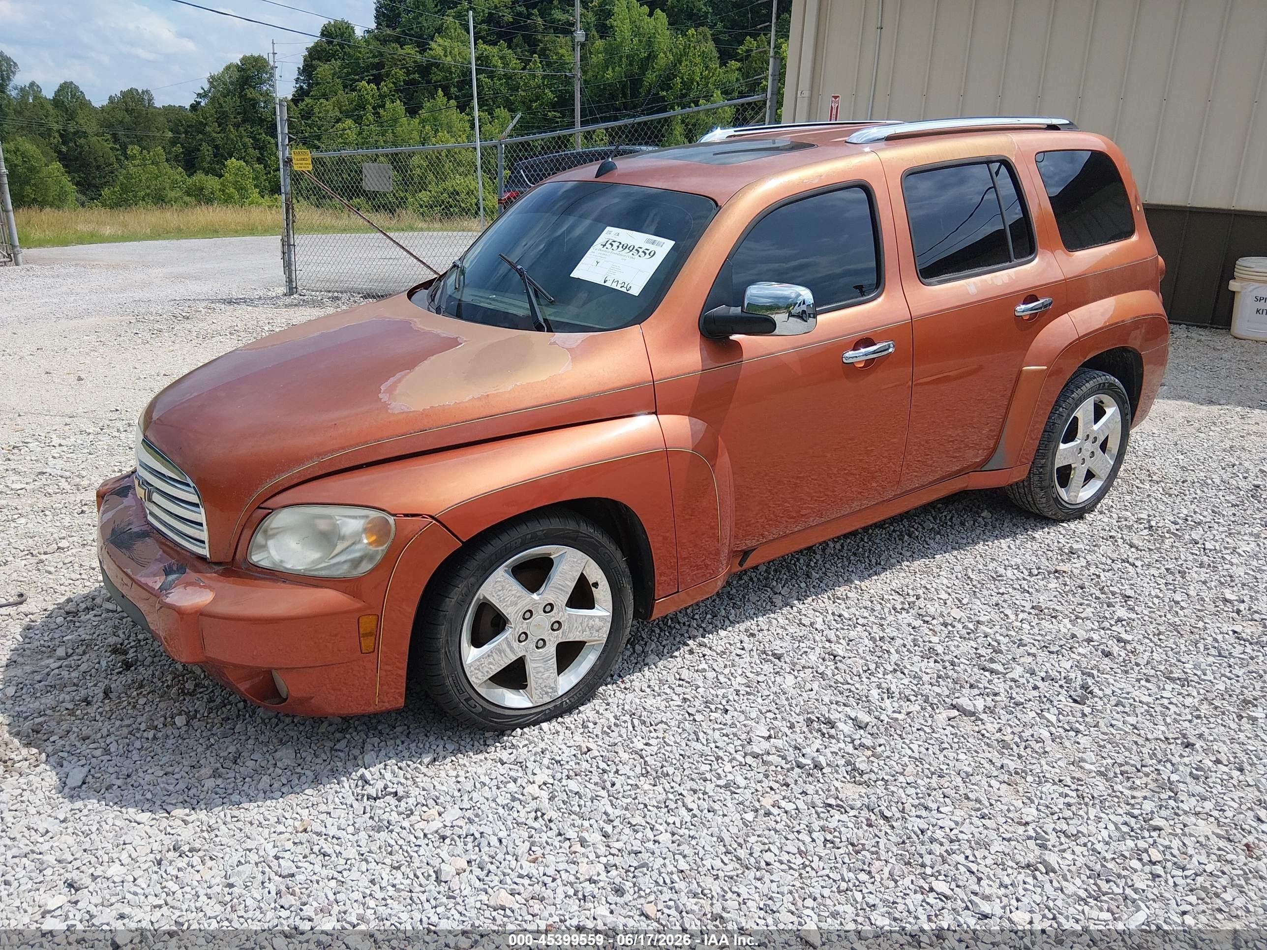 2006 Chevrolet Hhr Lt Orange vin: 3GNDA23P66S656750