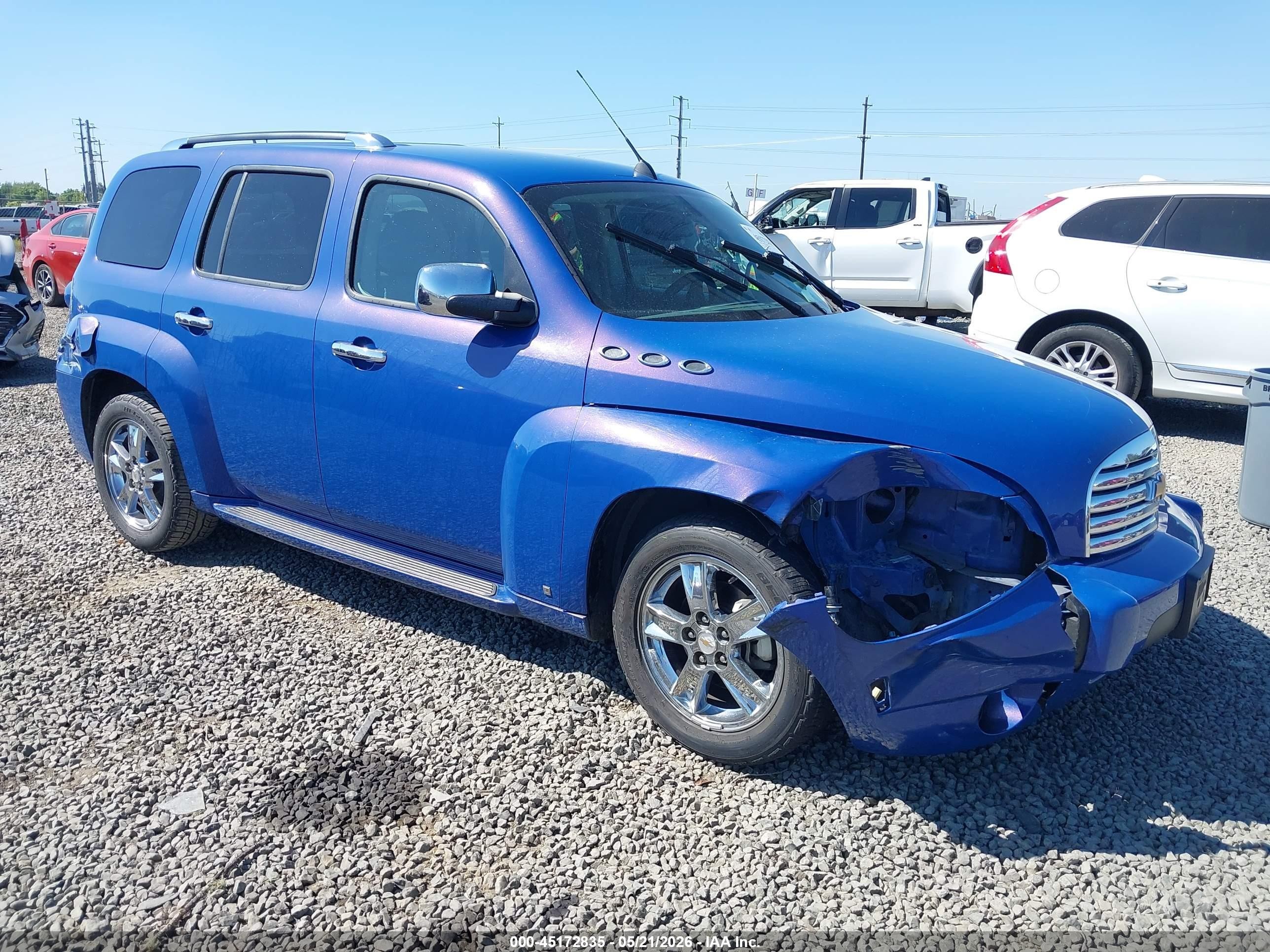 2008 Chevrolet Hhr Lt Blue vin: 3GNDA23P68S545537