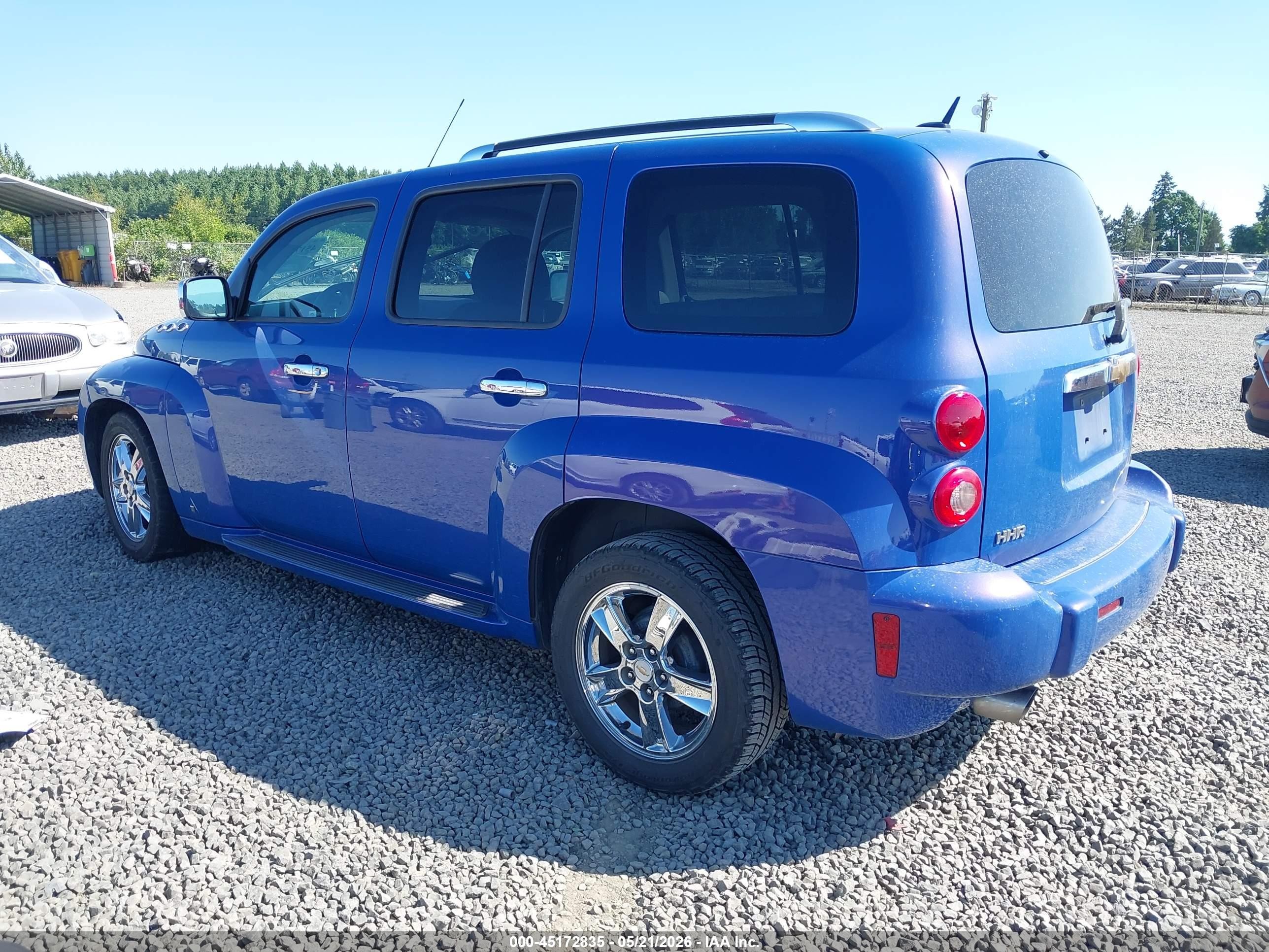 2008 Chevrolet Hhr Lt Blue vin: 3GNDA23P68S545537