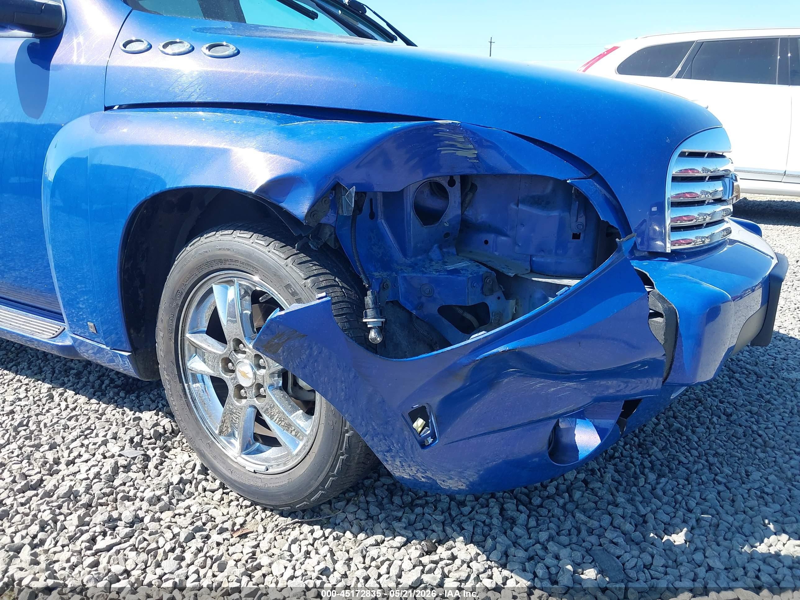 2008 Chevrolet Hhr Lt Blue vin: 3GNDA23P68S545537