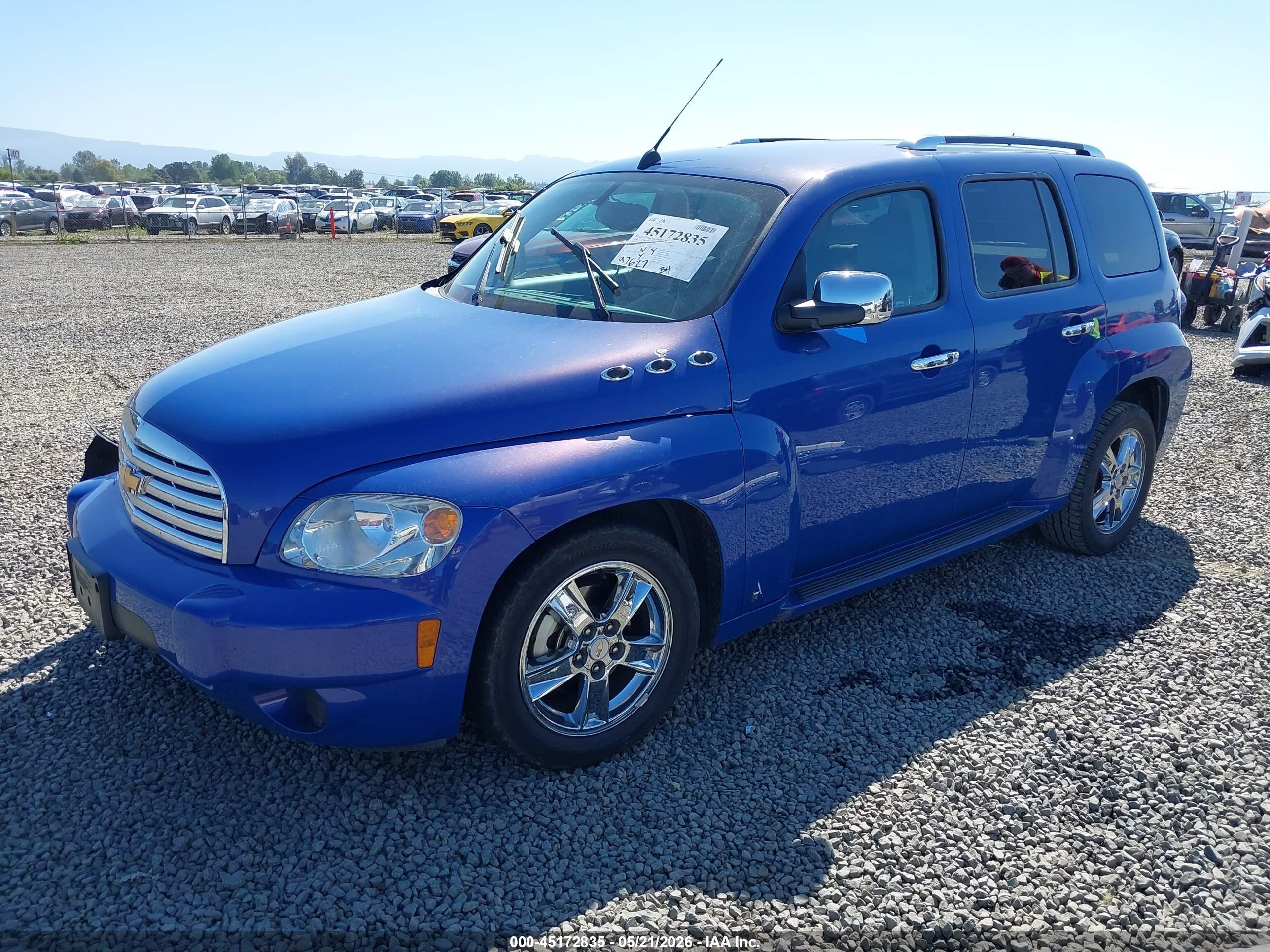 2008 Chevrolet Hhr Lt Blue vin: 3GNDA23P68S545537