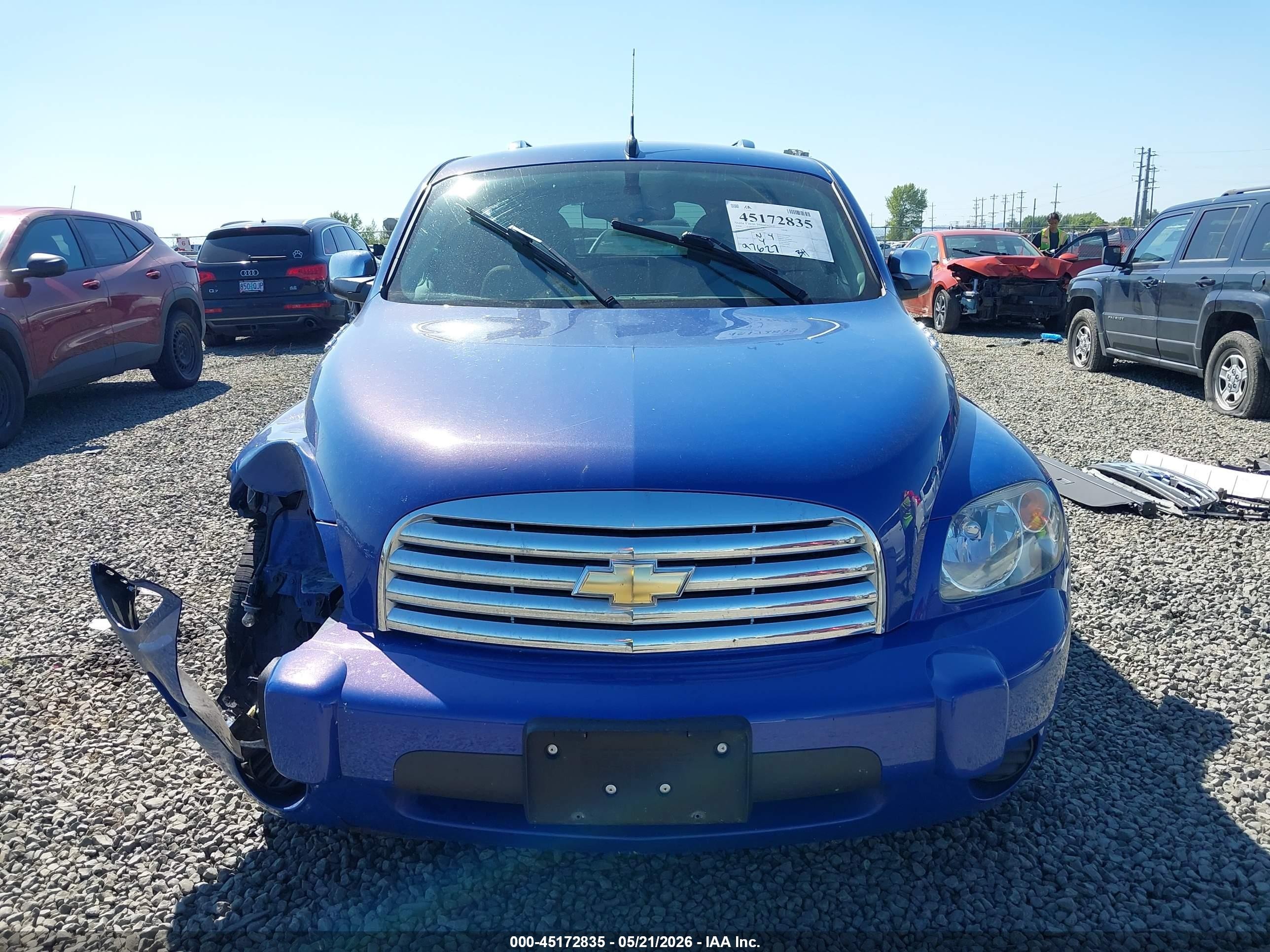 2008 Chevrolet Hhr Lt Blue vin: 3GNDA23P68S545537